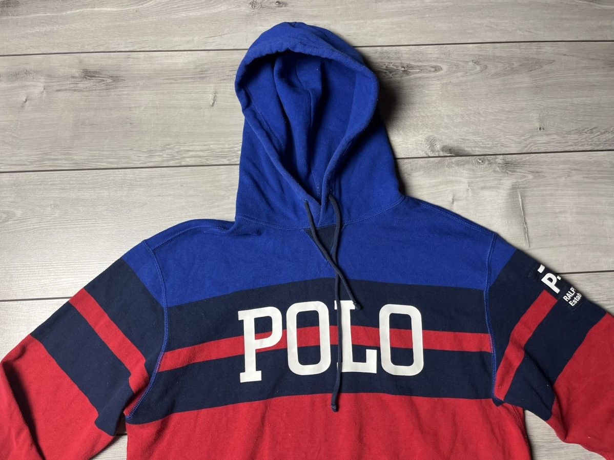 Polo Ralph Lauren - Vintage Ralph Lauren P-93 Established 67 Hoodie Rare Y2K Size US S / EU 44-46 / 1 - 3 Thumbnail