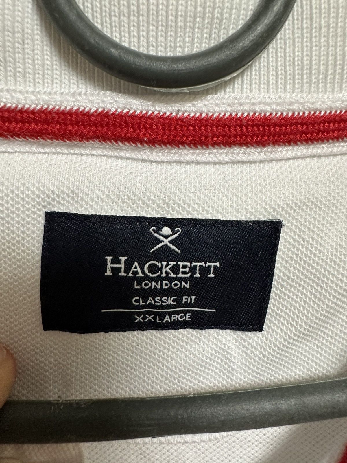 Hackett Hackett polo army 3 shirt white size XXL Size US XXL / EU 58 / 5 - 4 Thumbnail