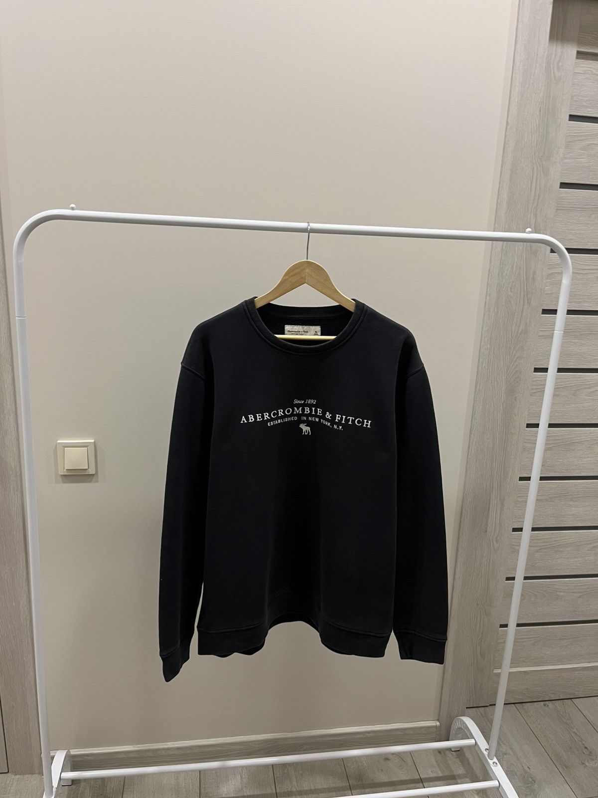 Abercrombie & Fitch Abercrombie track sweatshirt black Size US XL / EU 56 / 4 - 2 Thumbnail