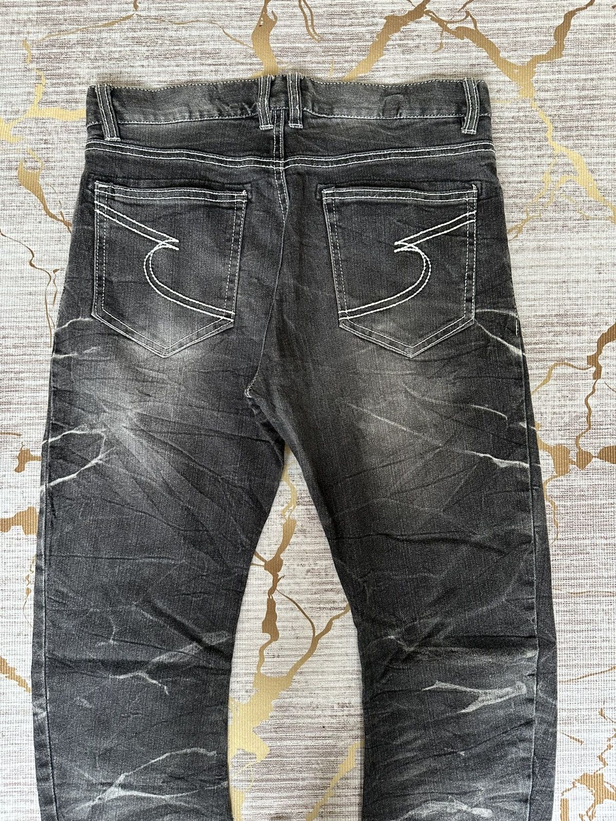 semanticdesign Semantic Design Claw Marks Curve Leg Strechable Denim Size US 30 / EU 46 - 9 Thumbnail