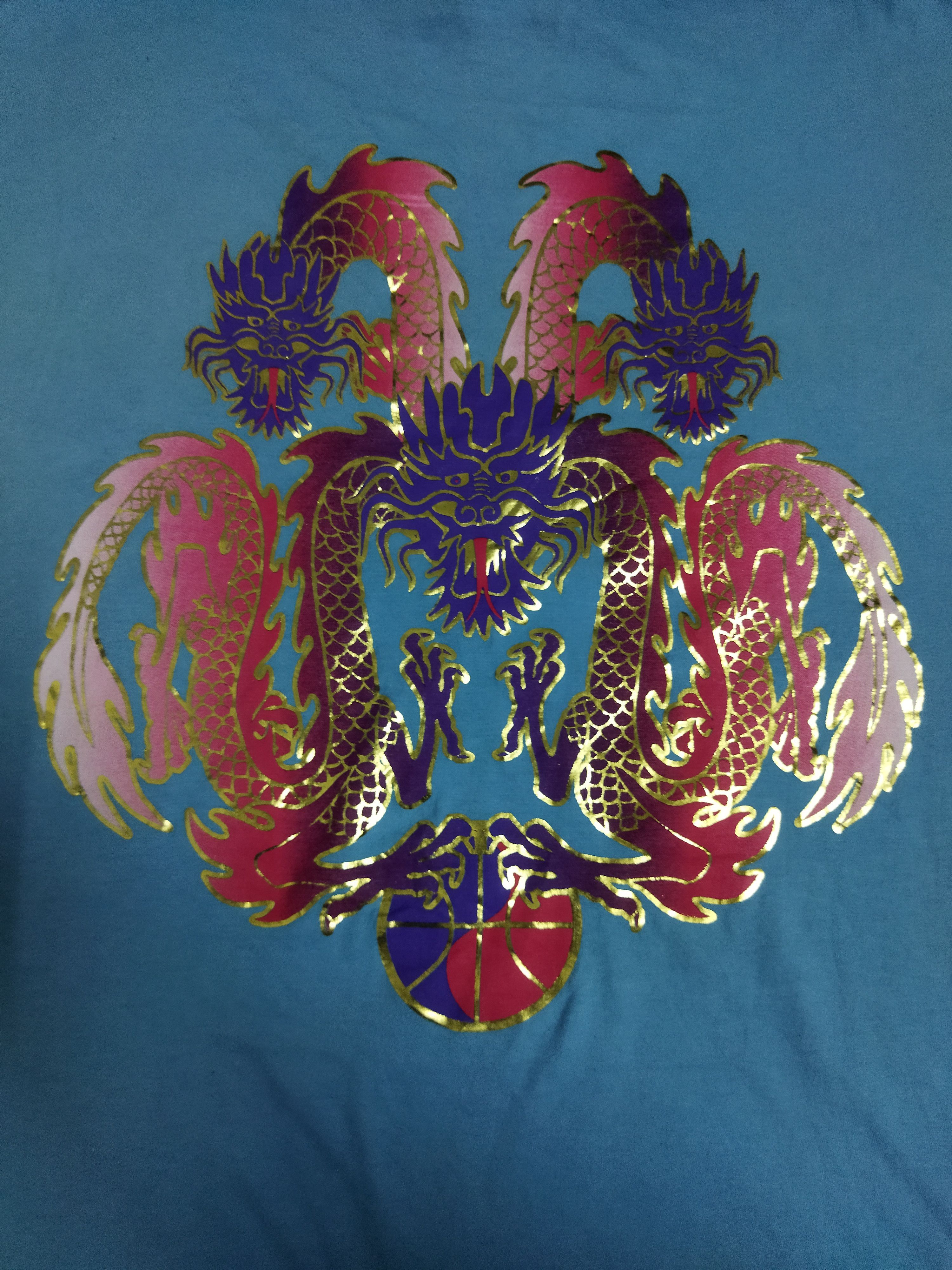 Nike Rare!!! Nike Dragon Center Swoosh Tee Size US XL / EU 56 / 4 - 4 Thumbnail