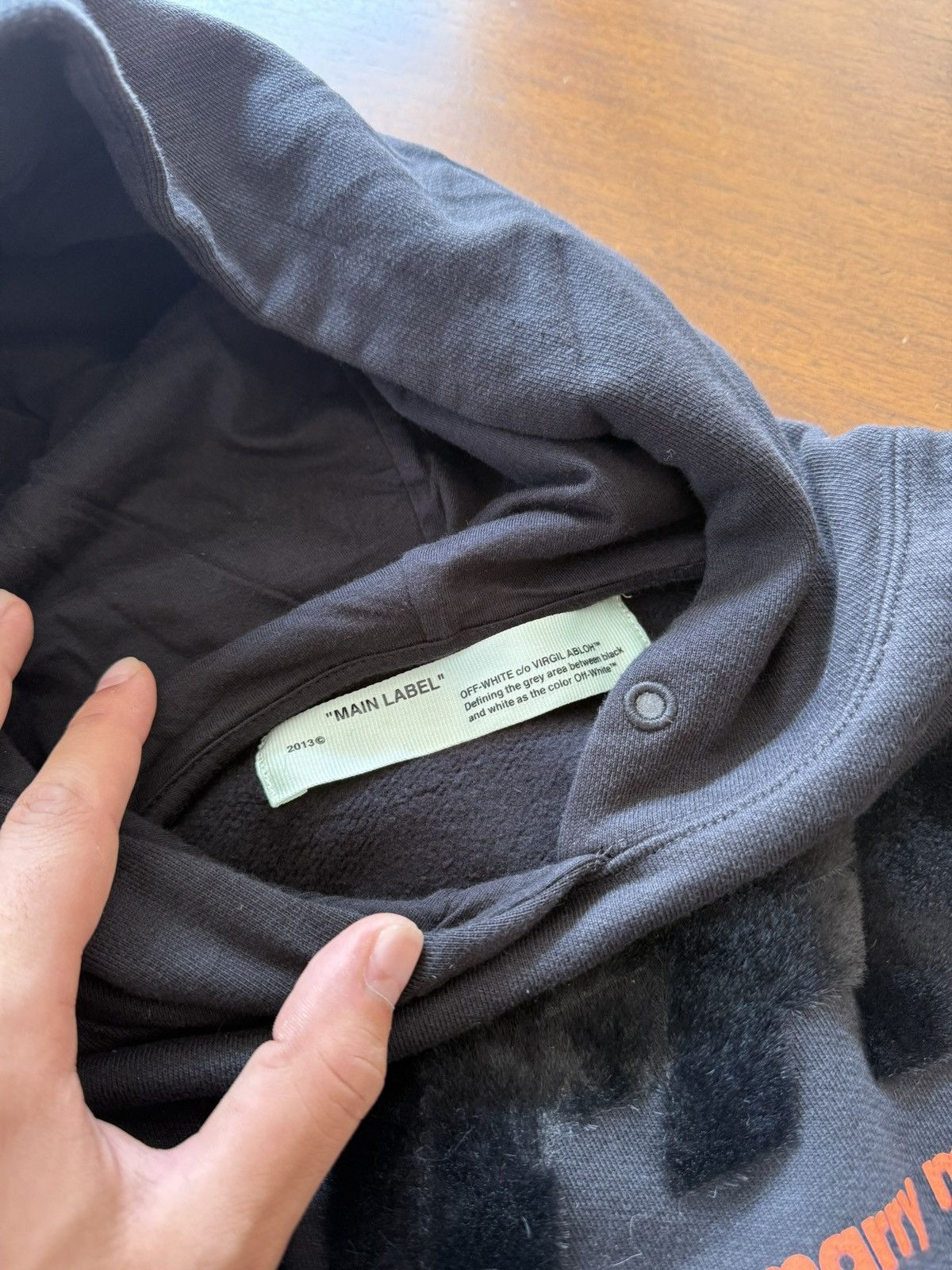 Off-White Virgil Off - White Will You Marry Me Hoodie NEW Size XXS / US 00 / IT 34 - 3 Thumbnail