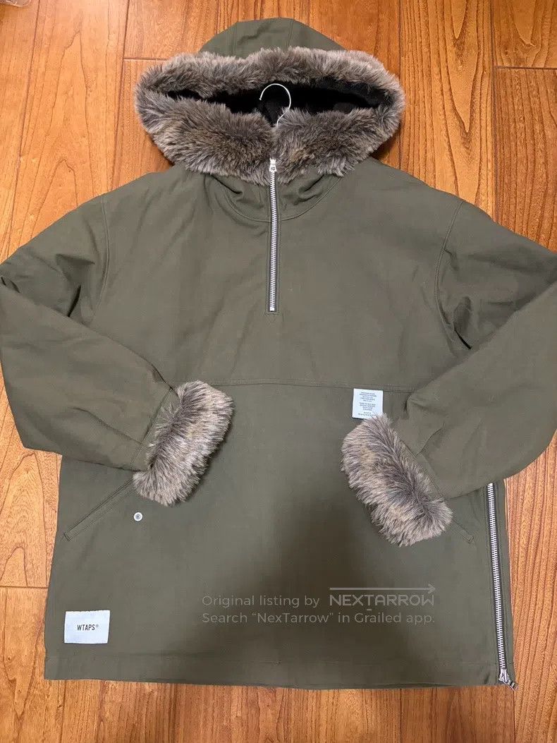 Wtaps Wtaps Capless jacket with half zipper and fur collar Size US XL / EU 56 / 4 - 3 Thumbnail