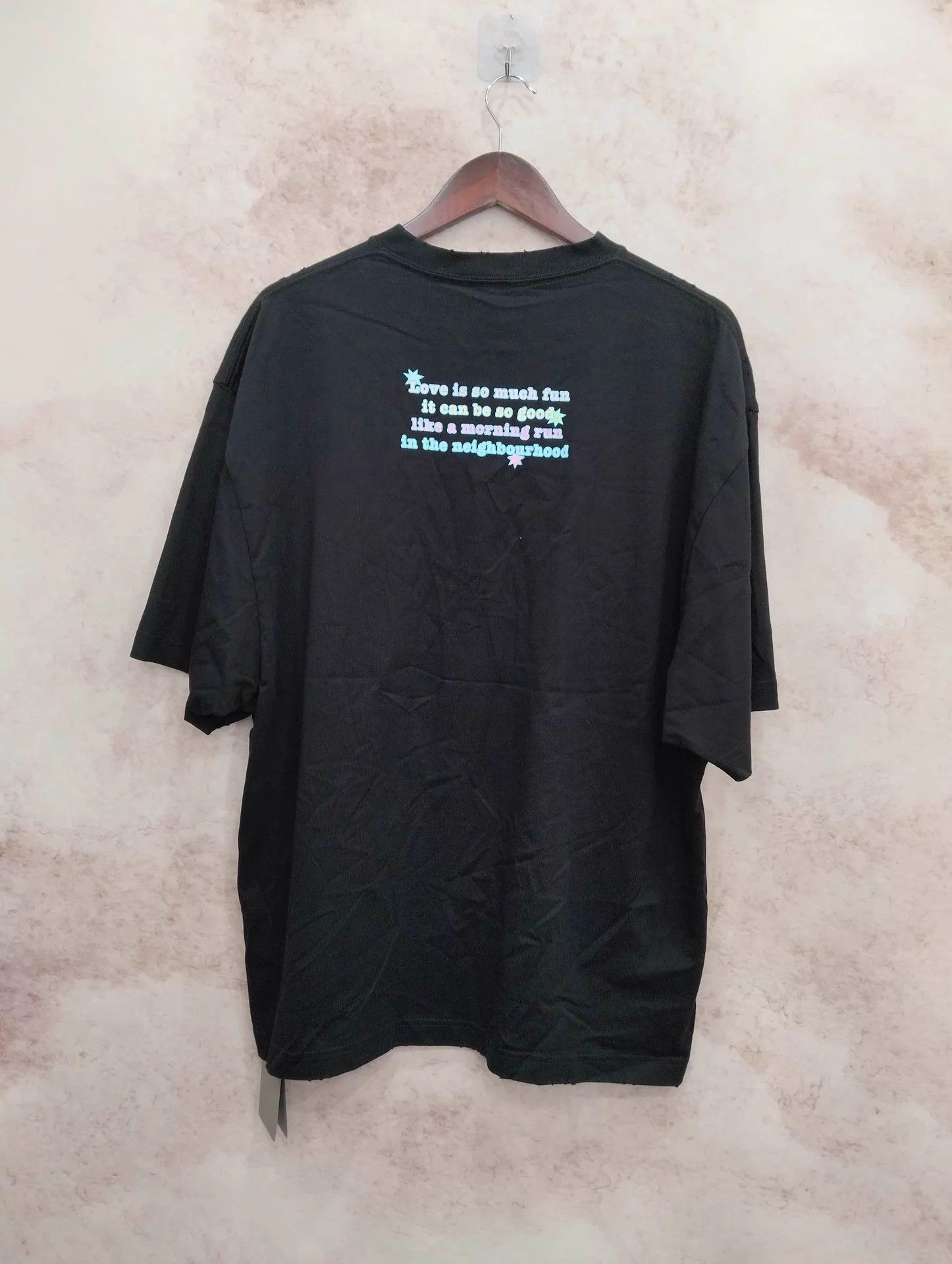 Balenciaga Balenciaga LoveBear Logo Print Short Sleeve T-Shirt S Size S / US 4 / IT 40 - 2 Thumbnail