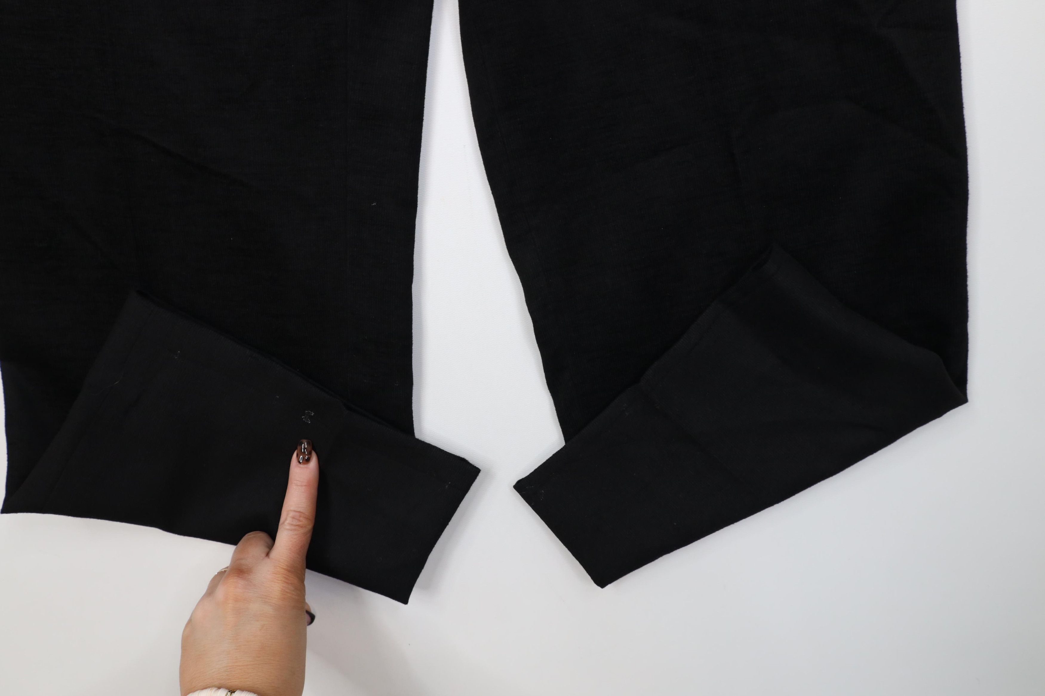 Vintage Vintage 90s Y2K Streetwear Corduroy Wide Leg Pants Black Size US 38 / EU 54 - 5 Thumbnail
