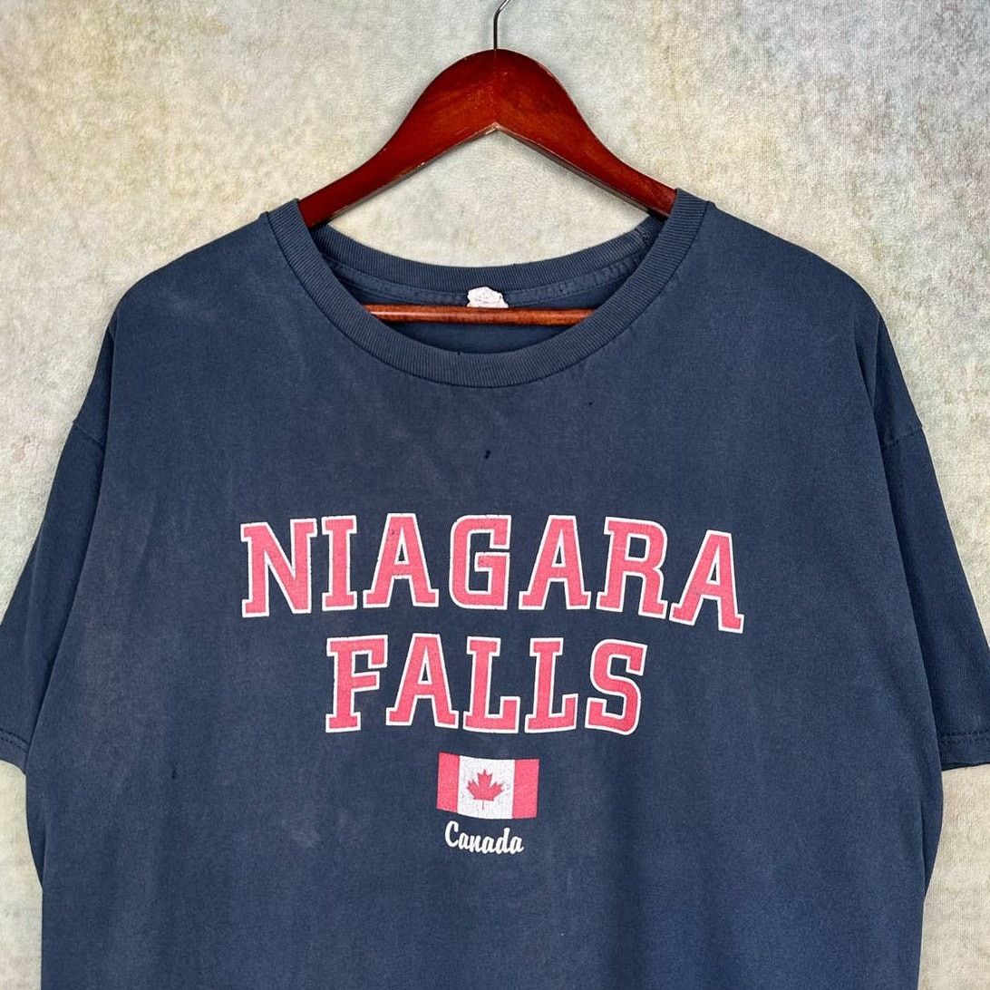 Vintage Vintage Niagara Falls Travel T Shirt Sz XL Navy Blue Size US XL / EU 56 / 4 - 5 Thumbnail