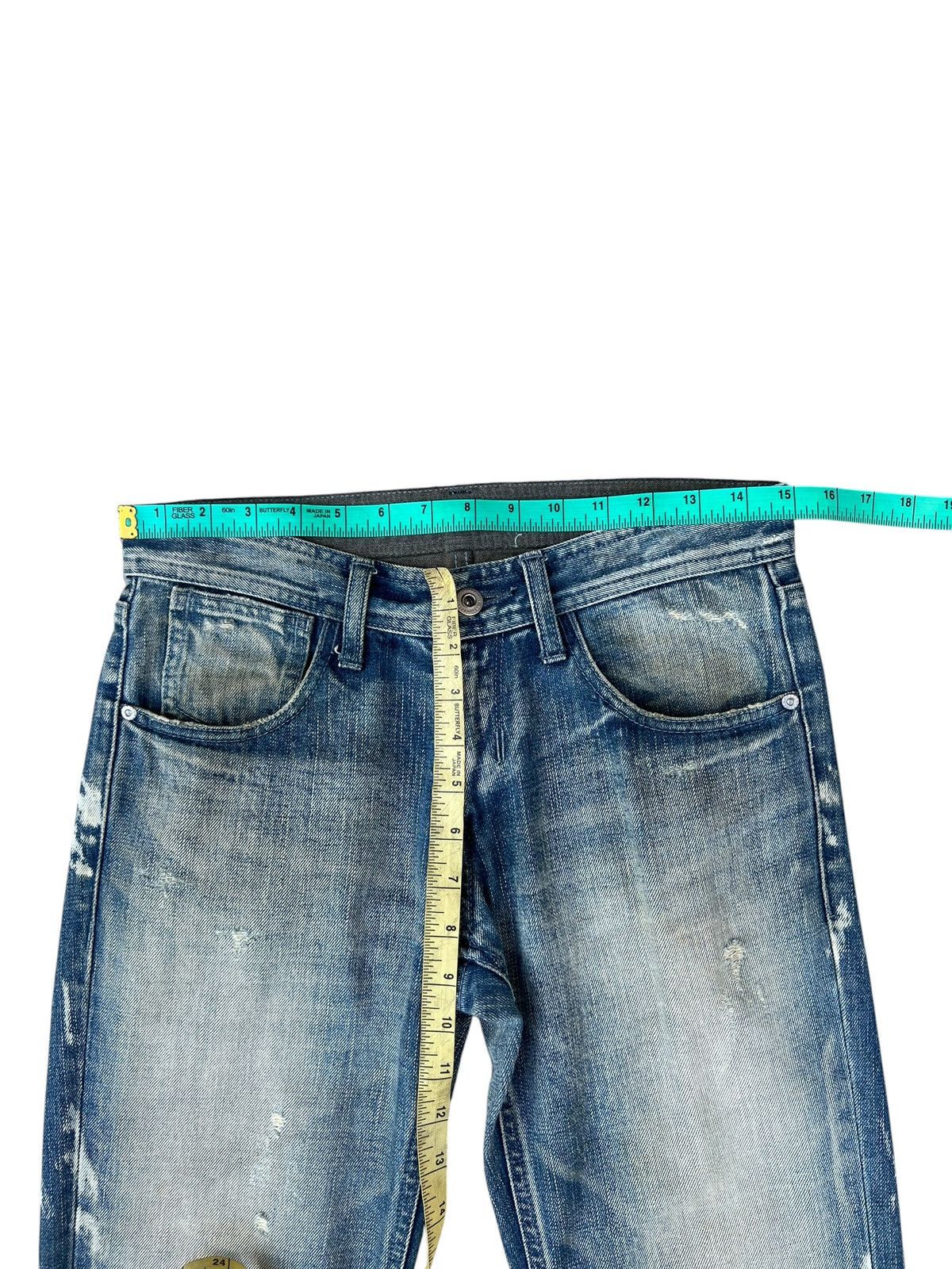 Neil Barrett Vintage Neil Barret Distressed Faded Denim Jeans Size US 29 - 2 Thumbnail