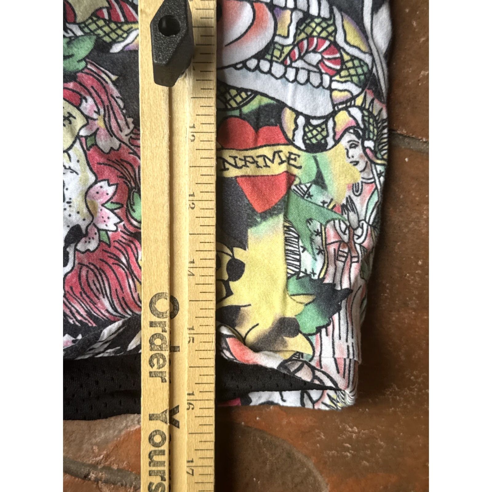 Ed Hardy Ed Hardy Y2K Tattoo College Gym Shorts Men’s Small S Multicolor Athletic Sweat with Drawstring Pockets Logo Size US 29 - 6 Thumbnail