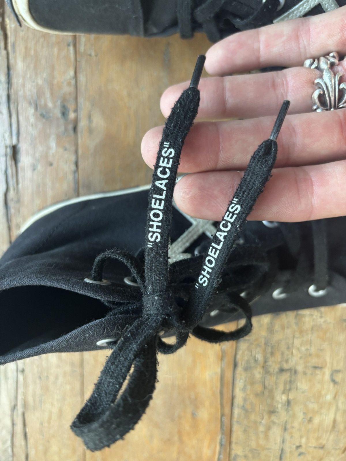 Off-White Off-White High Top Shoes Size US 13 / EU 46 - 4 Thumbnail