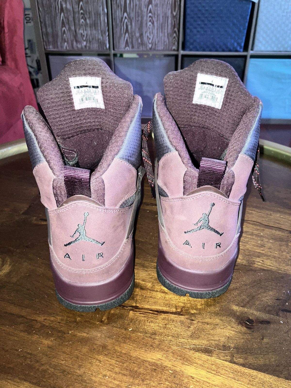 Nike 2011 Nike Air Jordan Mens Flight 45 Trek Burgundy 467927-601 Size US 10.5 / EU 43-44 - 4 Thumbnail