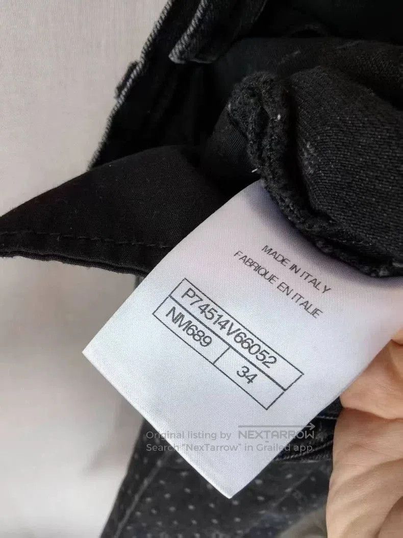 Chanel Chanel Denim Jeans with Logo Print . Size 34" / US 12 / IT 48 - 3 Thumbnail