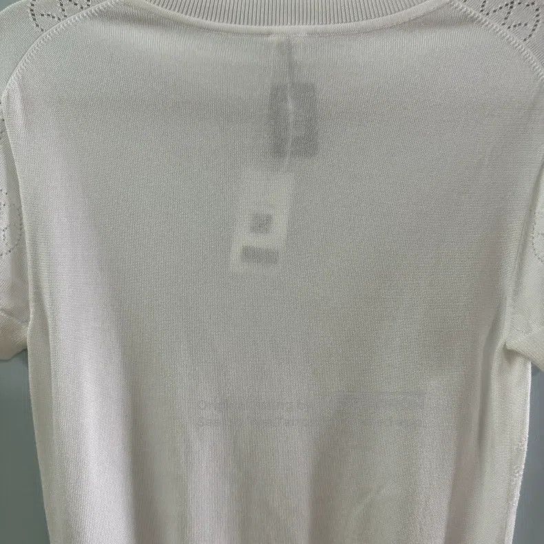 Hermes Hermes White lace knit short sleeves Size XXS / US 00 / IT 34 - 6 Thumbnail