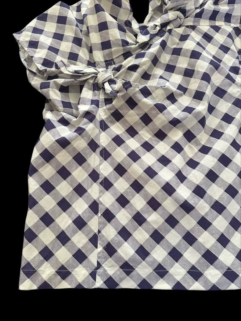 Comme des Garcons Comme Des Garcons Threaded little knot plaid top Size M / US 6-8 / IT 42-44 - 7 Thumbnail