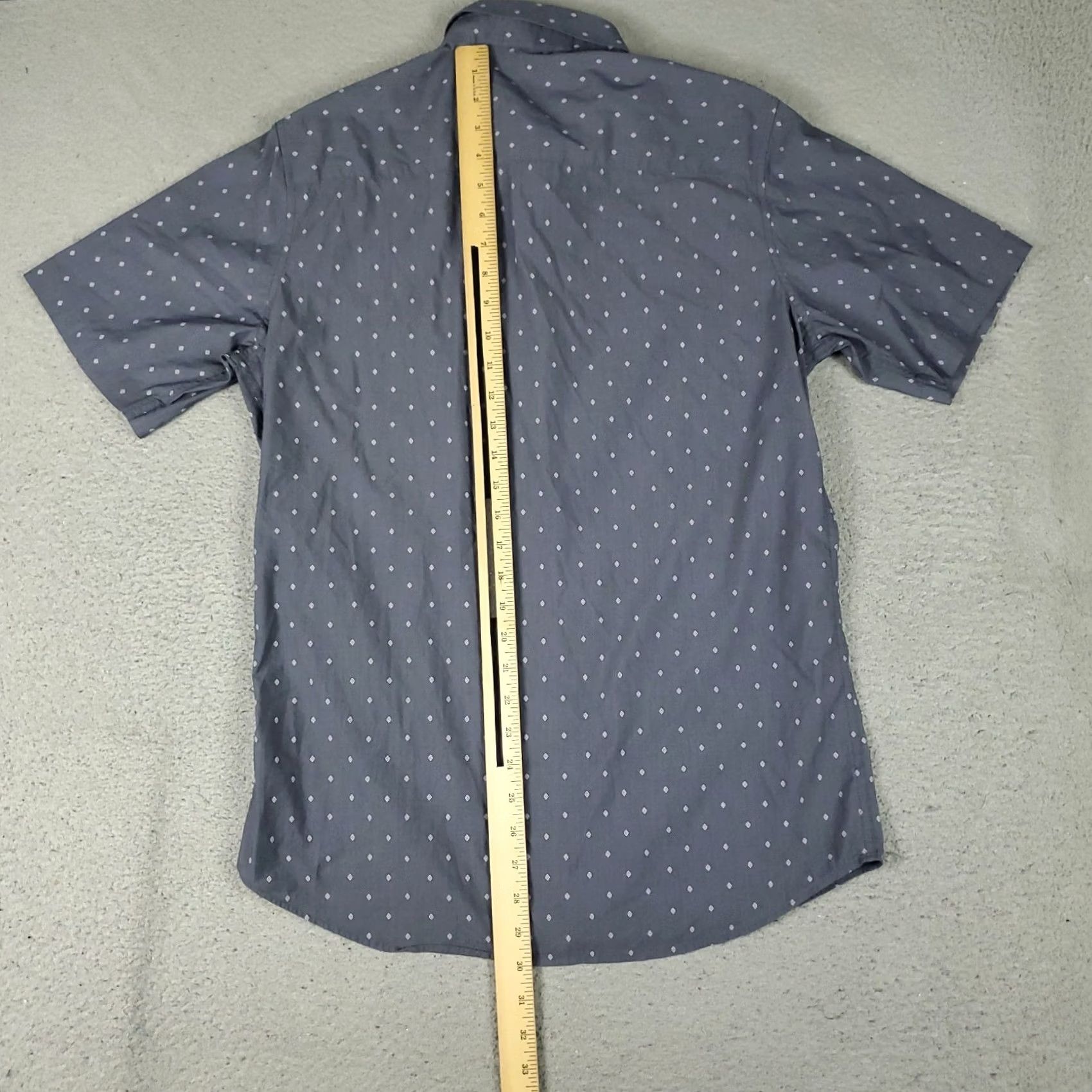 TravisMathew Travis Mathew Shirt Mens Large Blue/Gray Geometric Button Up Size US XL / EU 56 / 4 - 3 Thumbnail