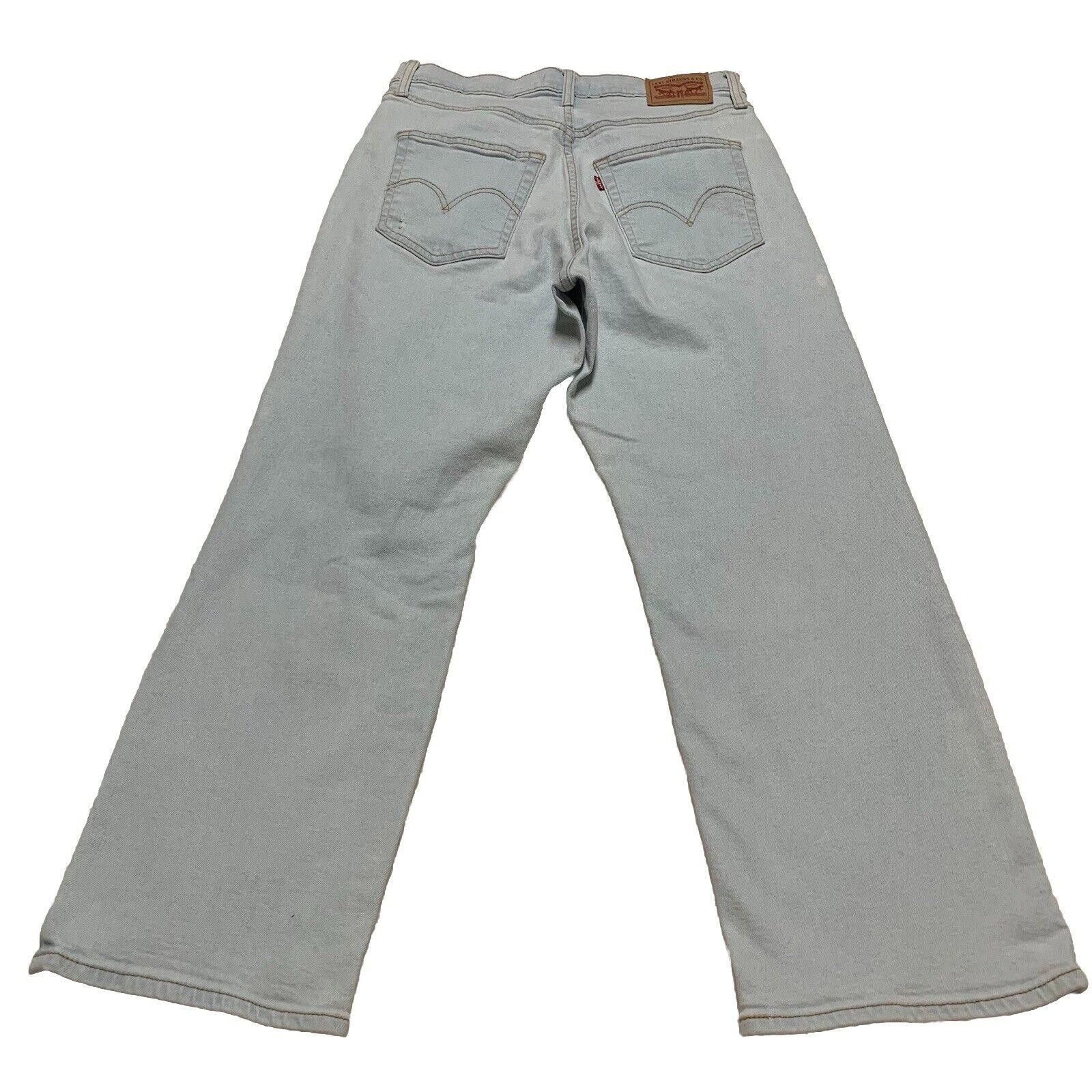 Levi's Levi's Jeans Women's 30x27 light Blue Taper Ribcage Size 30" / US 8 / IT 44 - 2 Thumbnail