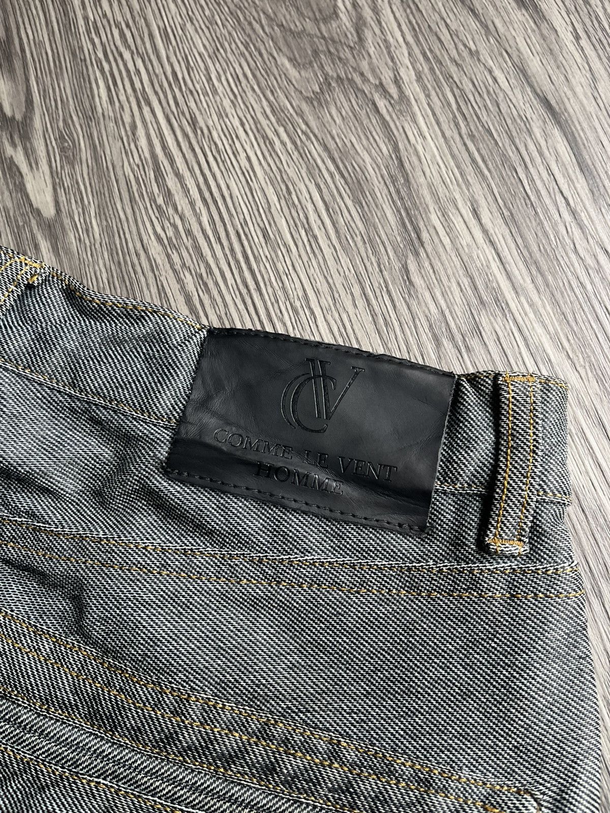 Japanese Brand 2000s Style Comme Le vent Homme Denim Stretch Pants Lgb Size US 31 - 6 Thumbnail