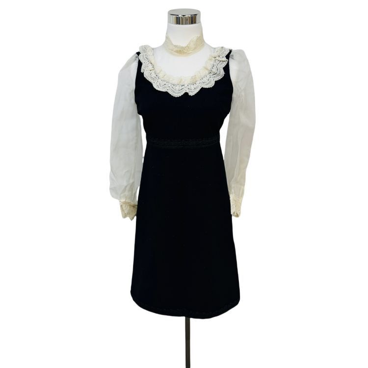 Gucci Gucci Lace Collar Mini Dress Size 36 Size XS / US 0-2 / IT 36-38 - 1 Thumbnail