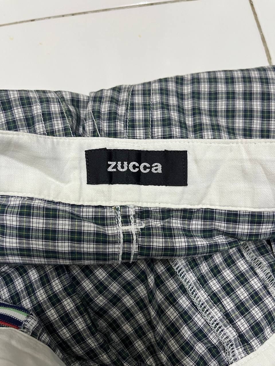 Zucca Zucca Curve Leg Checkered Pants Size US 30 / EU 46 - 6 Thumbnail