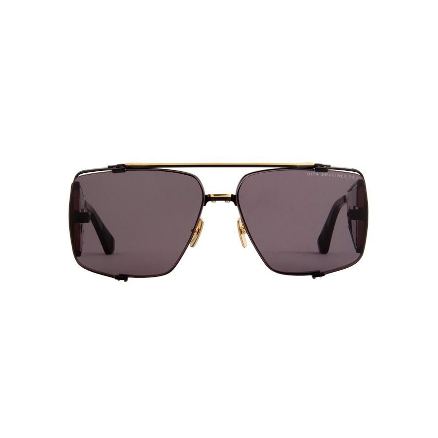DITA SOULINER-TWO Black Gold Sunglasses Men Woman
