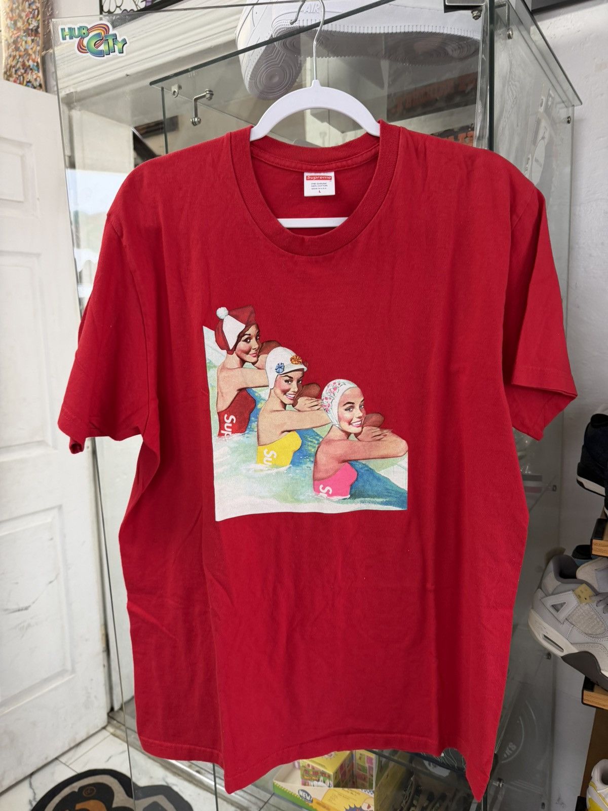 Supreme Supreme Swimmer Tee Size US L / EU 52-54 / 3 - 1 Thumbnail