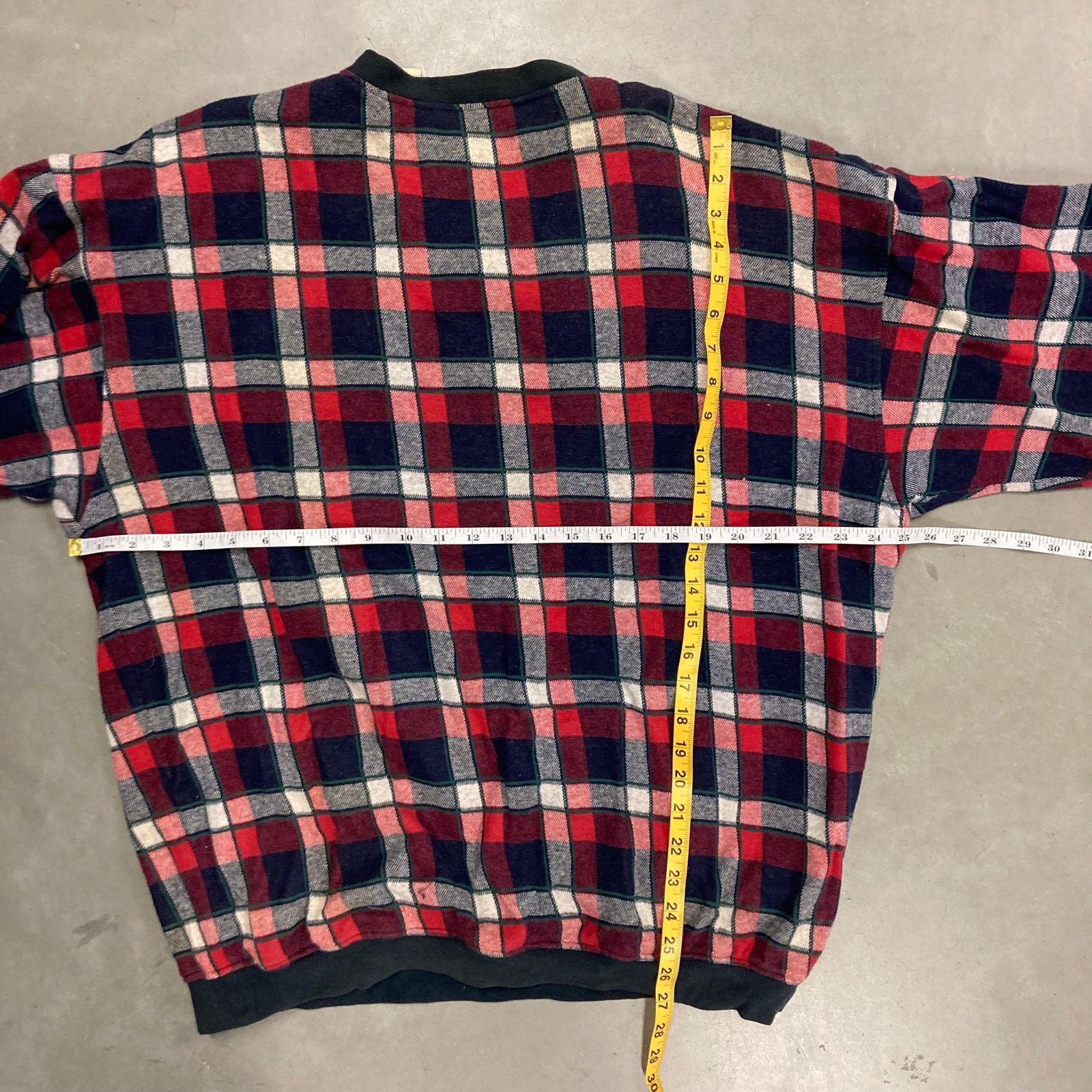 Bugle Boy × Vintage Vintage flannel pull over sweatshirt Size US XL / EU 56 / 4 - 5 Thumbnail