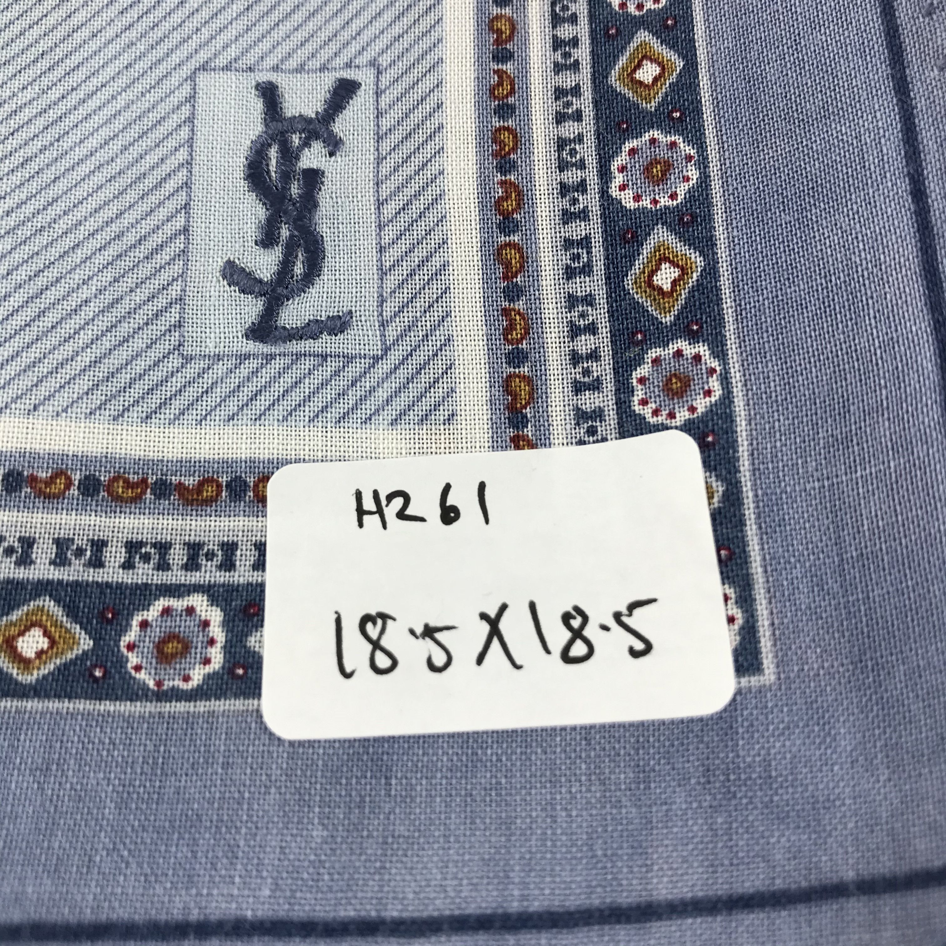 Yves Saint Laurent YSL Handkerchief Neckerchief Bandana H261 Size ONE SIZE - 8 Thumbnail