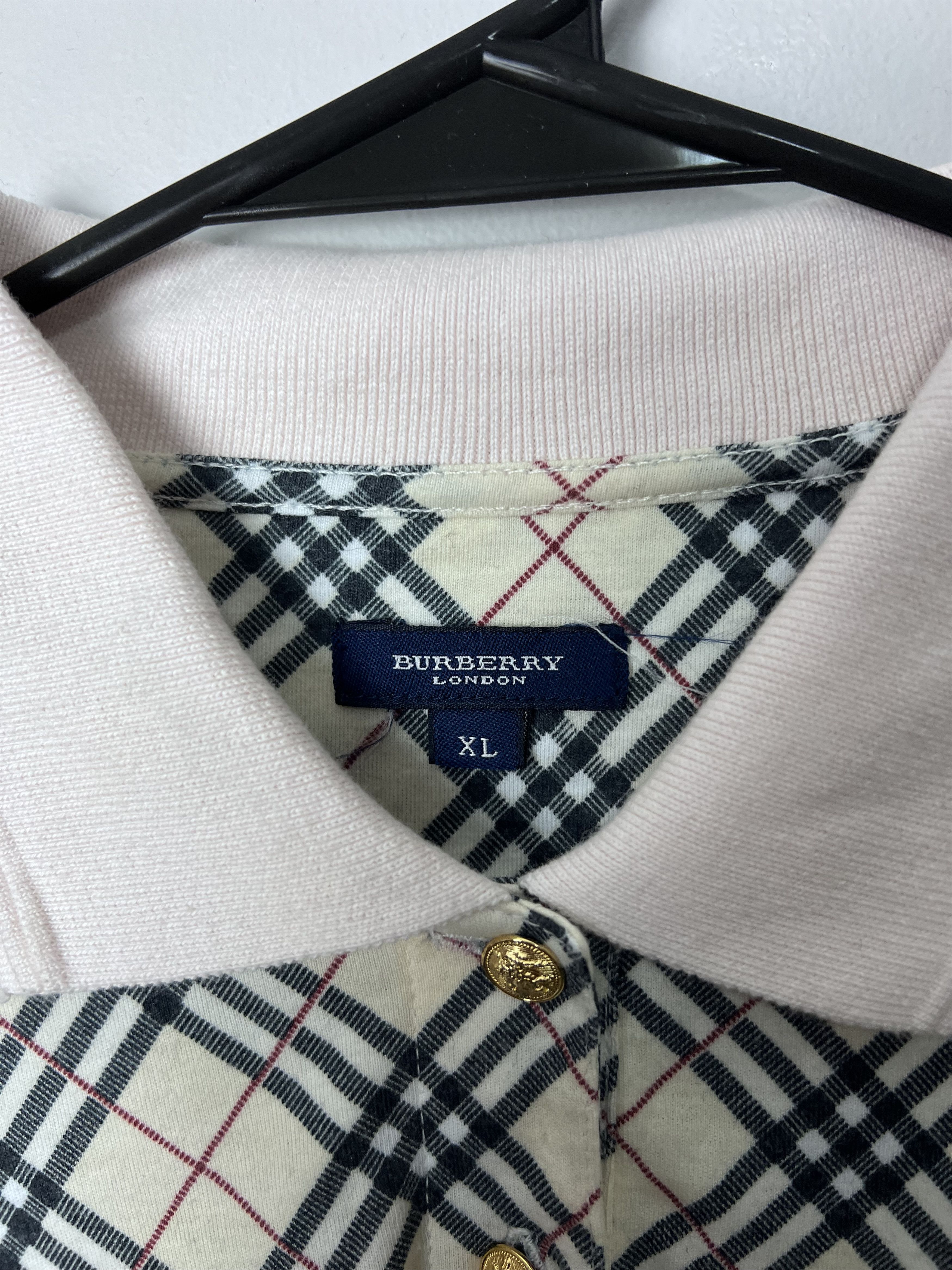 Burberry Burberry Poloshirt Plaid Size XL / US 12-14 / IT 48-50 - 3 Thumbnail