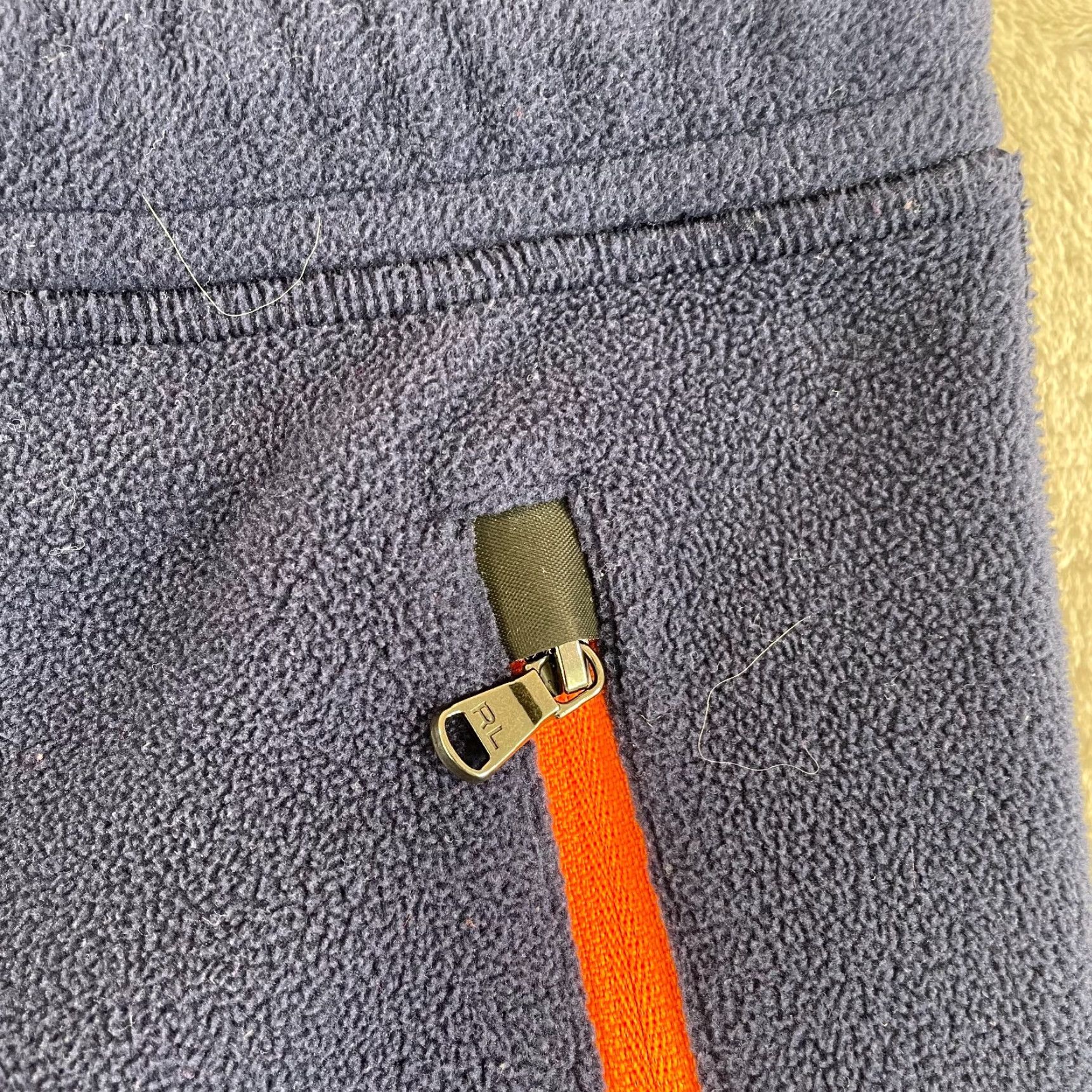 Polo Ralph Lauren Polo Ralph Lauren Fleece Jogger Pants Men Medium Navy Tapered Leg Contrast Zip Size US S / EU 44-46 / 1 - 3 Thumbnail