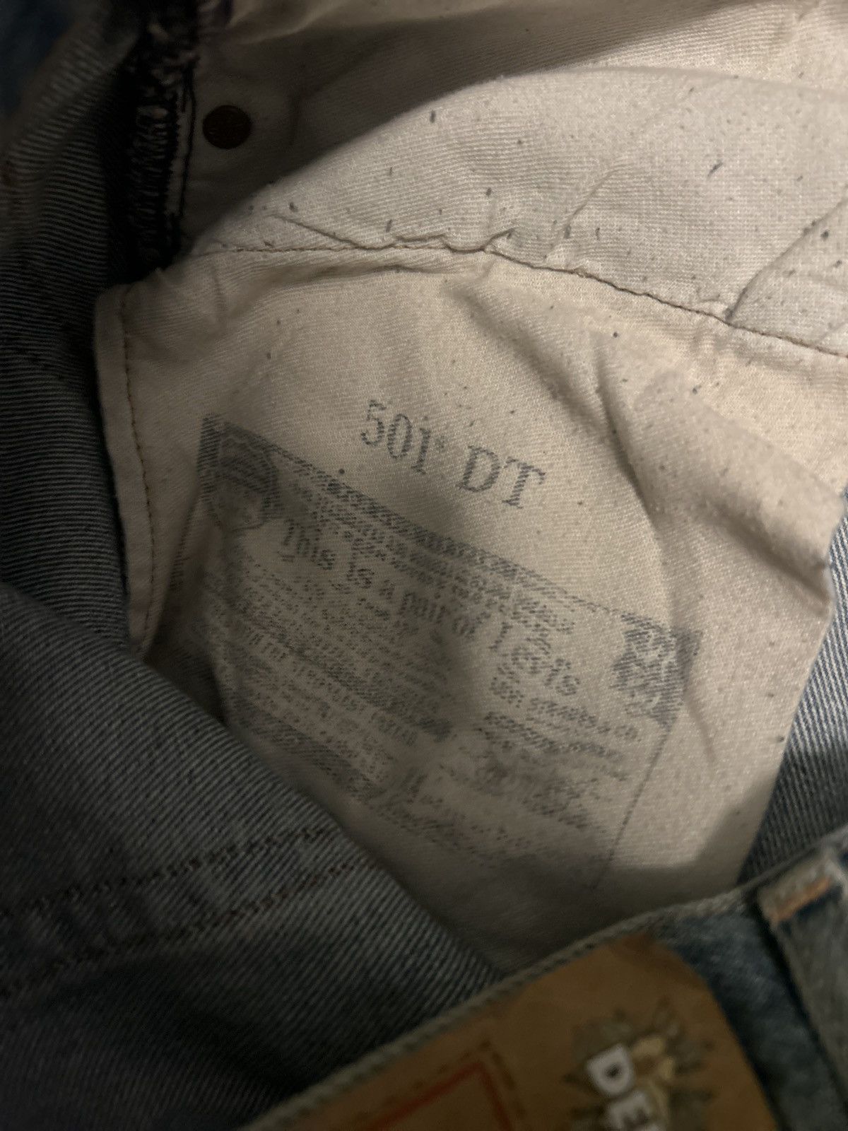 DENIM TEARS Denim Tear Jeans size 33x32 Size US 33 - 3 Thumbnail