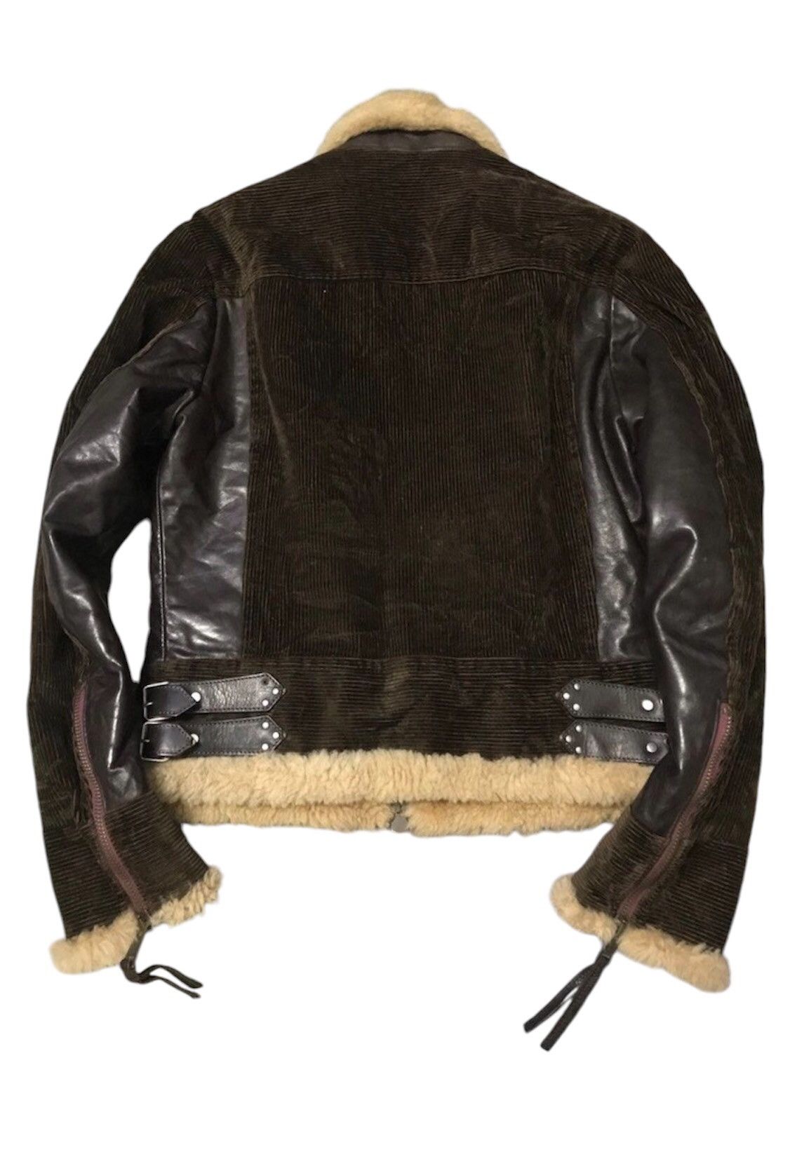 Dsquared2 Dsquared leather+velevet+fauxfur jacket B3 style Size US M / EU 48-50 / 2 - 2 Thumbnail
