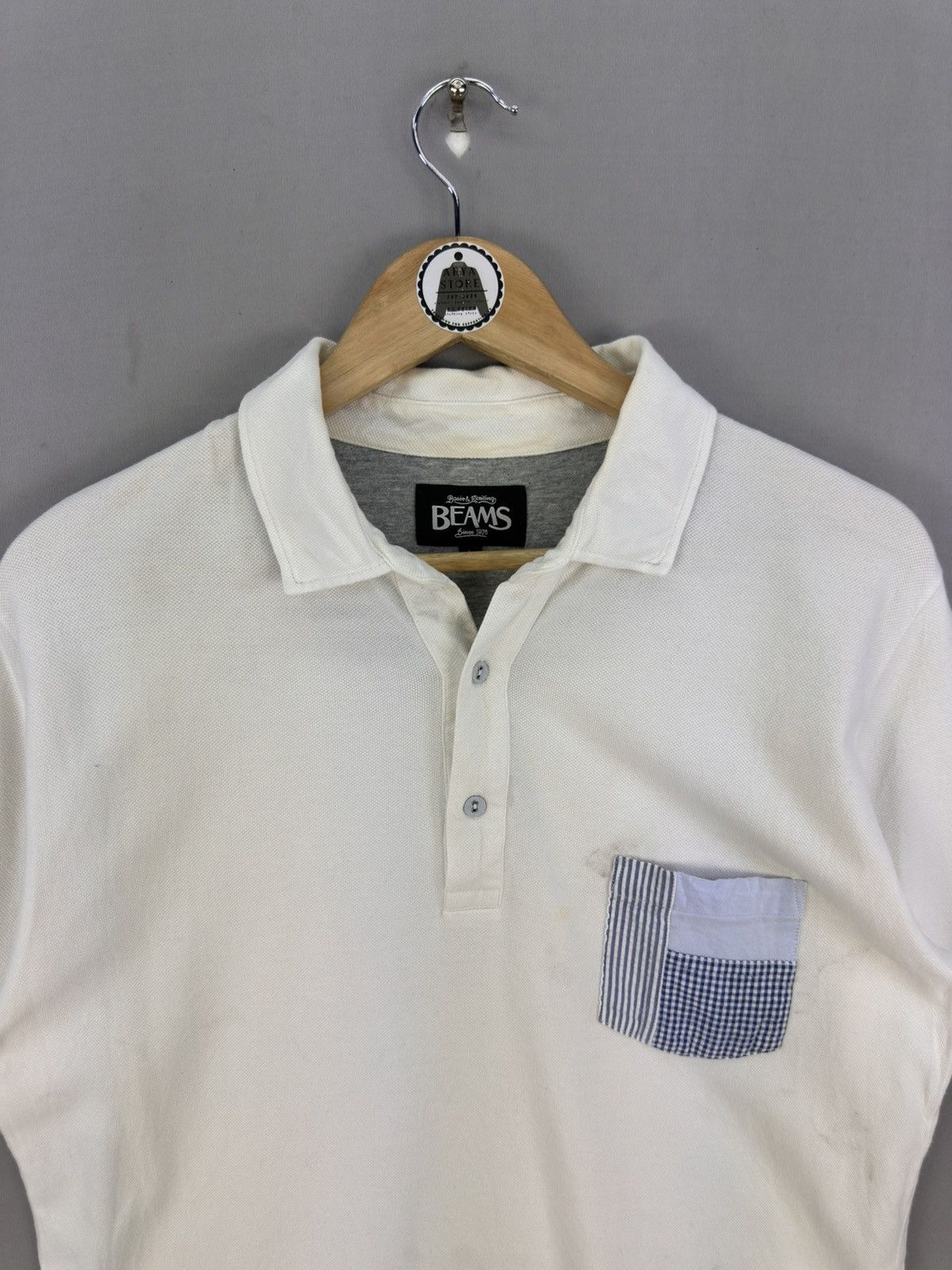 Beams Japan Beams Patchwork Pocket Polo T-Shirt Size US M / EU 48-50 / 2 - 7 Thumbnail