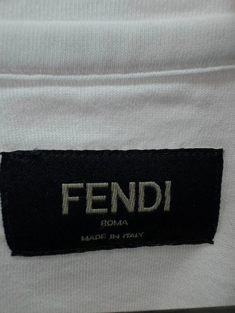 Fendi Fendi Short Sleeve Logo TShirt Size M Size US M / EU 48-50 / 2 - 5 Thumbnail