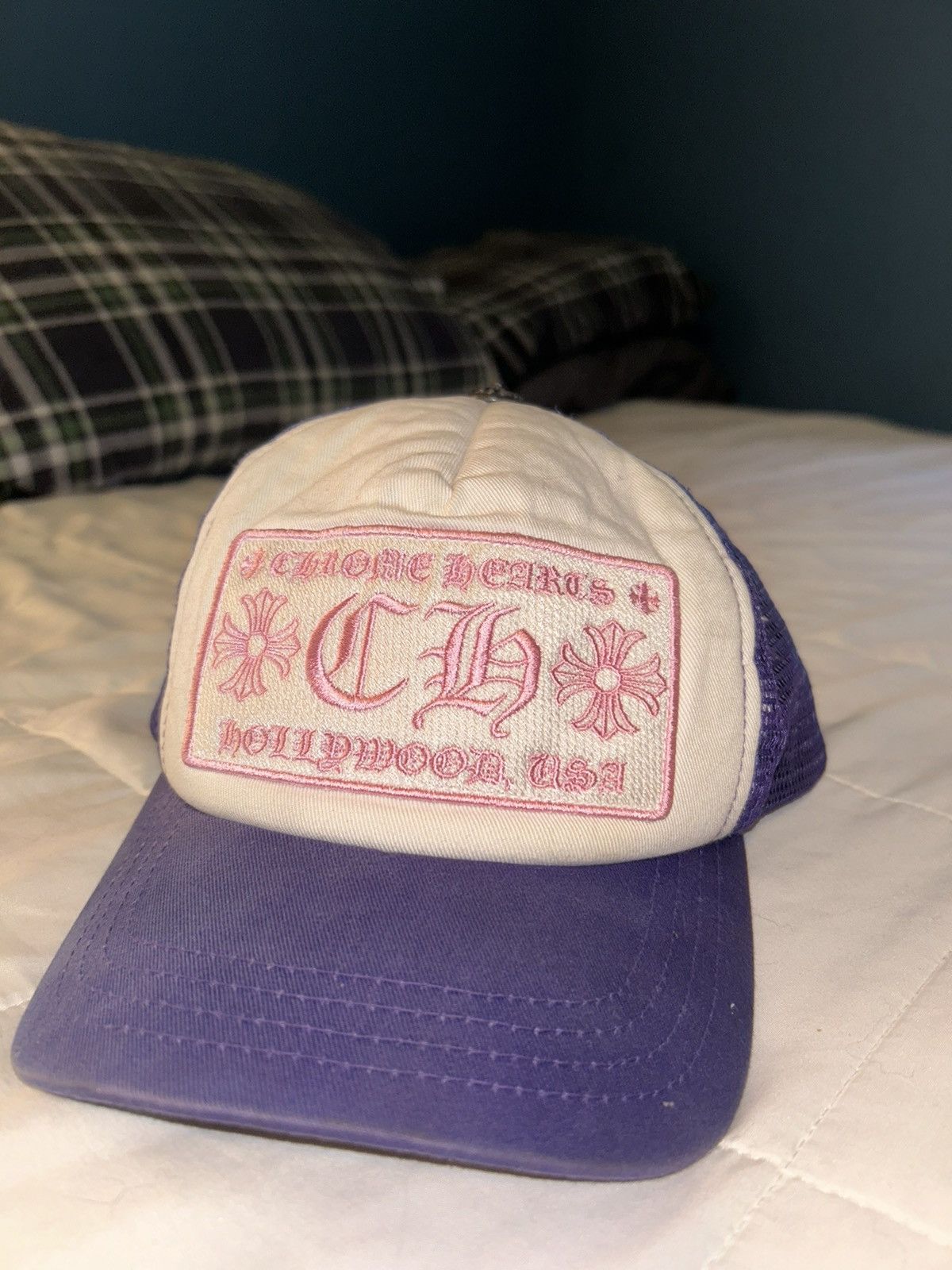 Chrome Hearts Chrome Hearts Hollywood USA Trucker Hat Size ONE SIZE - 1 Thumbnail