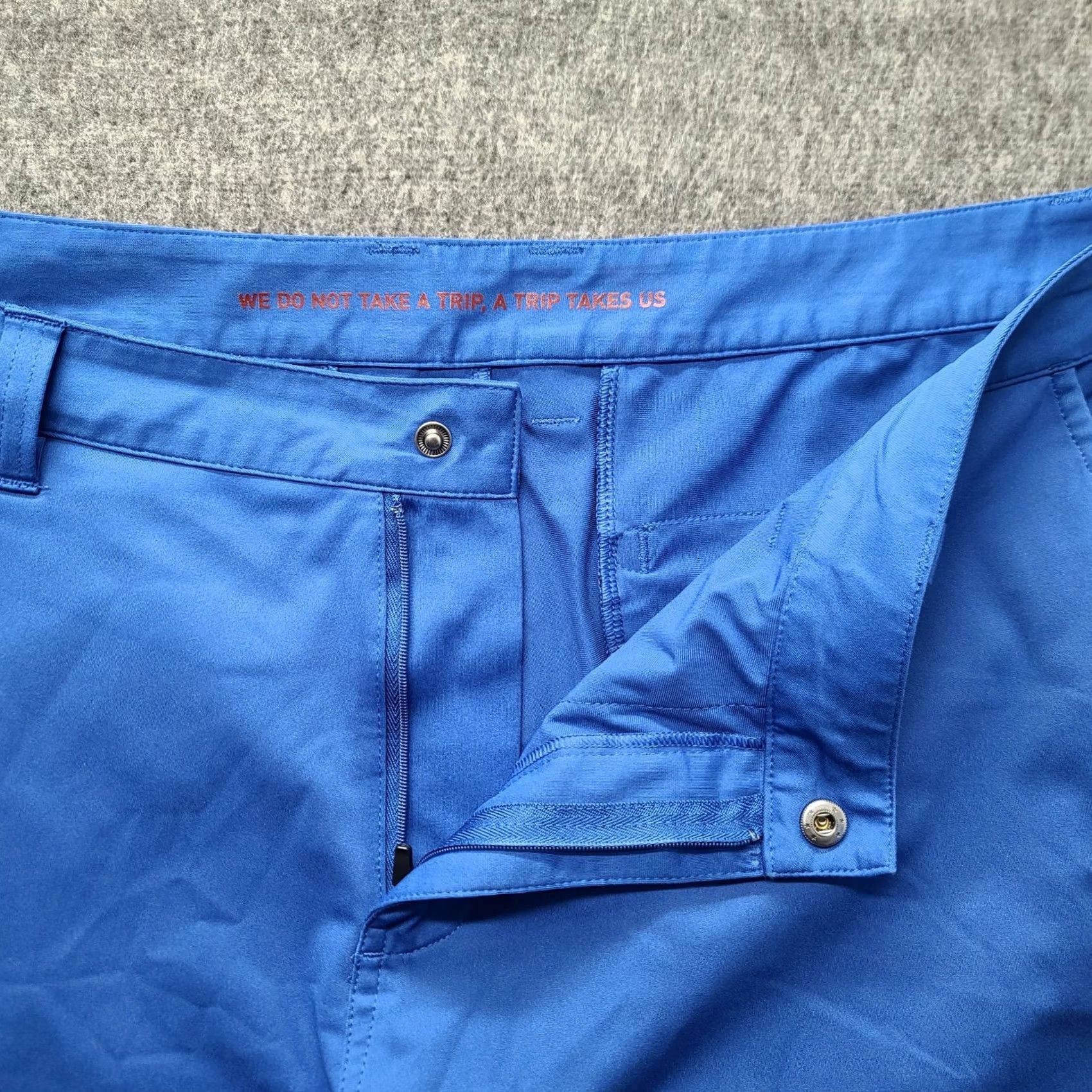 Rhone Rhone Mens 36 Regular Fit Commuter Shorts Nylon Polyester Spandex Blue Pockets 9in Inseam Chino Athletic Golf Activewear Size US 36 / EU 52 - 6 Thumbnail