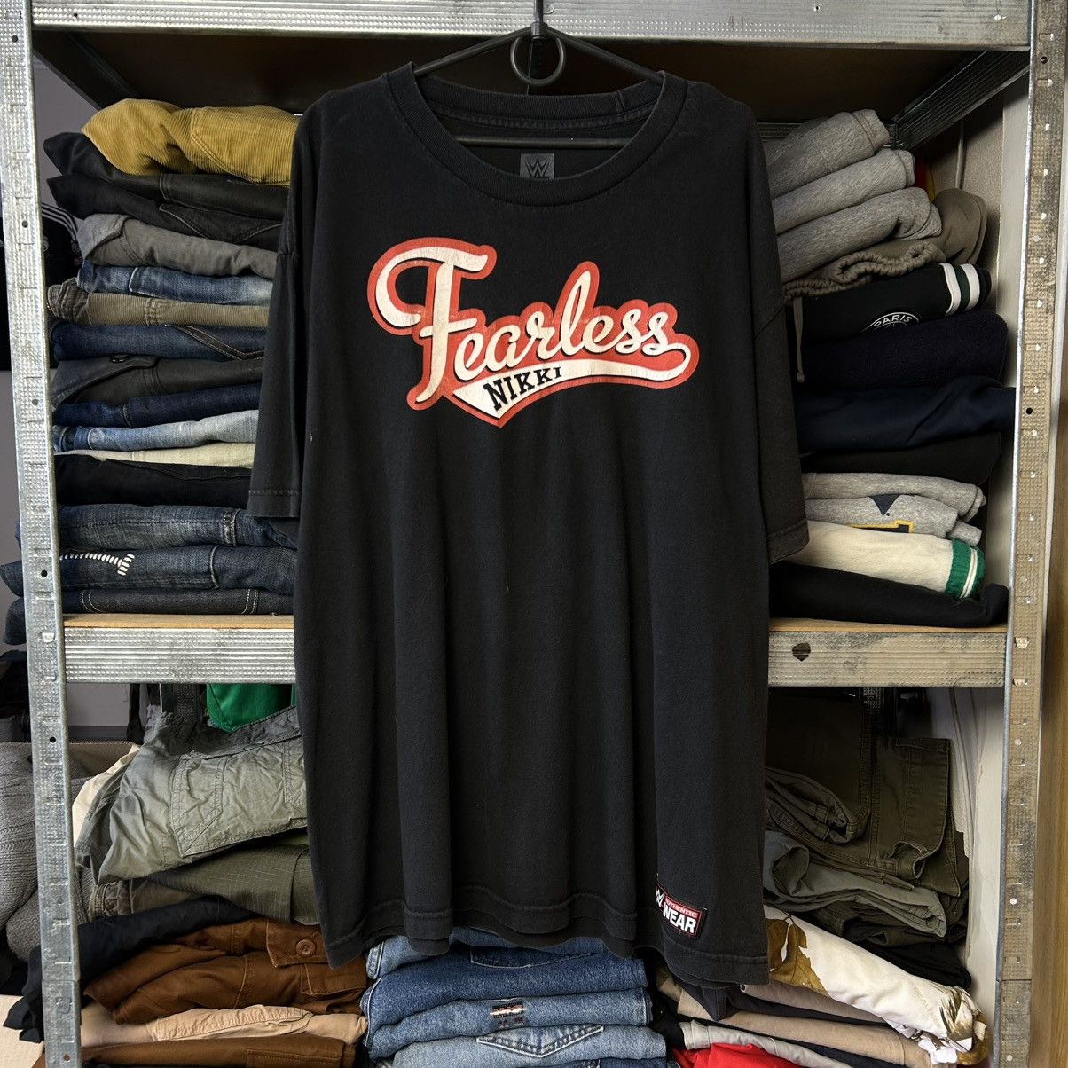 WWE Vintage WWE Fearless Nikki Big Logo wrestling tee size XL Size US XL / EU 56 / 4 - 1 Thumbnail