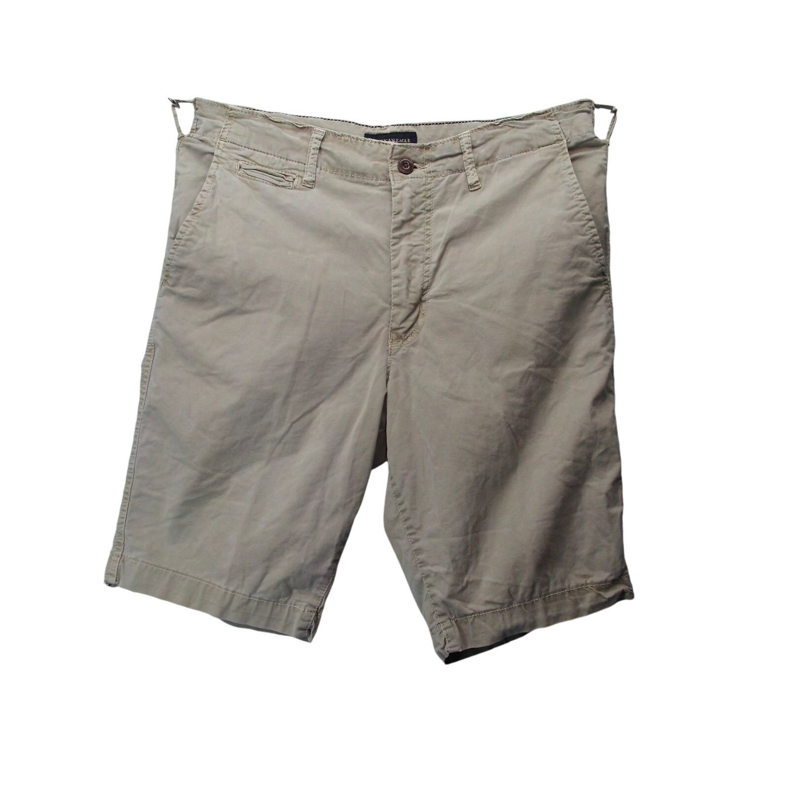 American Eagle Outfitters American Eagle Khaki Shorts Size 33 Next Flex Long Length Size US 33 - 1 Thumbnail