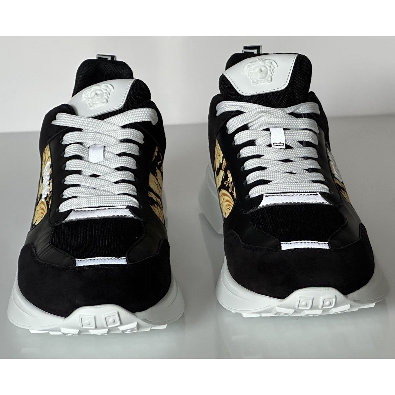 Versace Versace Medusa Men’s Black/Gold Sneakers 12 US 1011942 Size US 12 / EU 45 - 14 Thumbnail