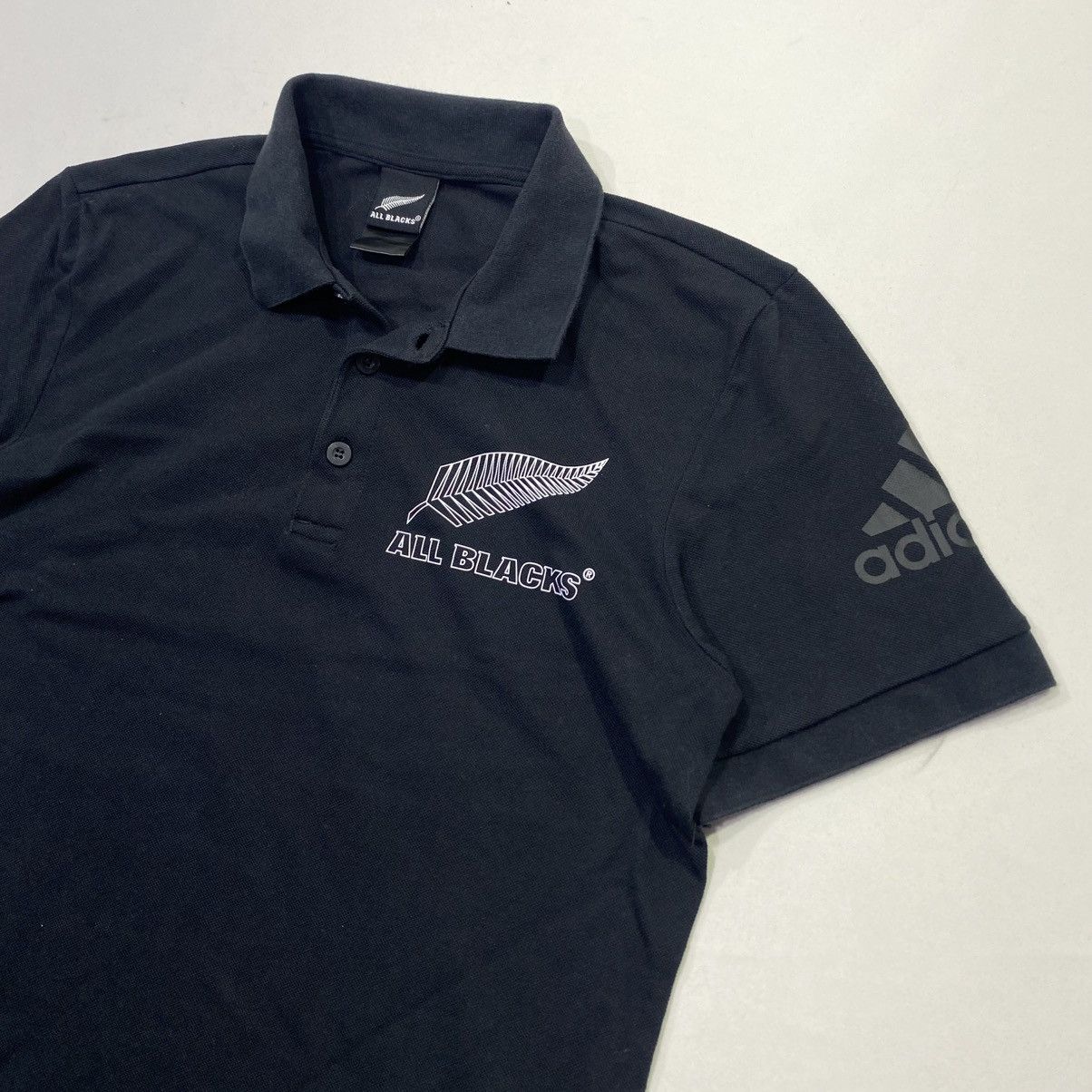 Adidas Adidas All Blacks Polo Shirt Size US M / EU 48-50 / 2 - 2 Thumbnail