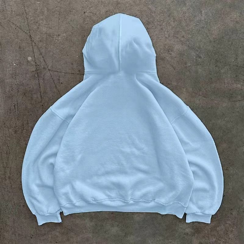 Designer × Japanese Brand Washed vintage blue cat print hoodie Size US L / EU 52-54 / 3 - 2 Thumbnail