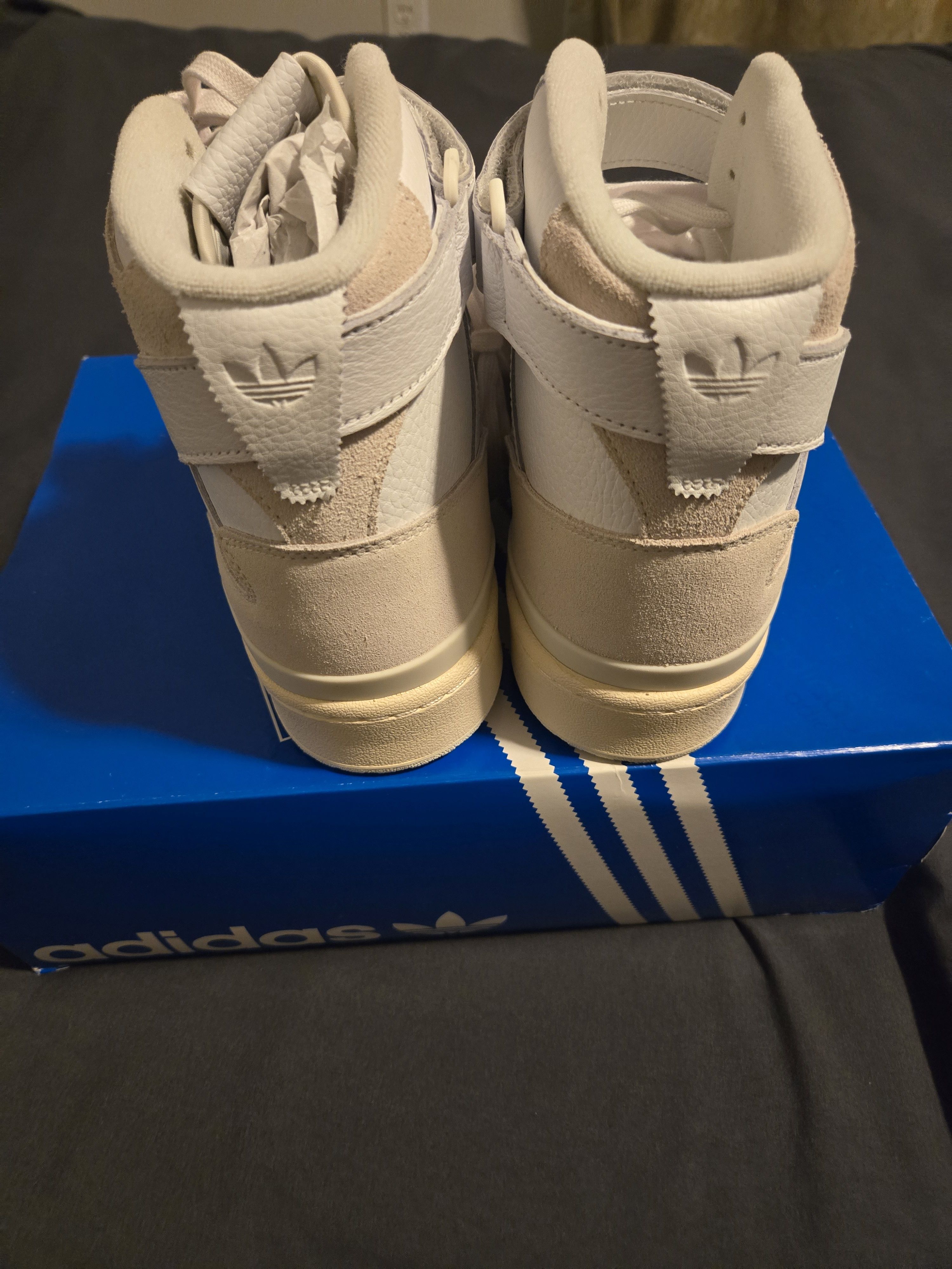 Adidas Forum 84 Hi White/Gold Size US 11 / EU 44 - 8 Thumbnail