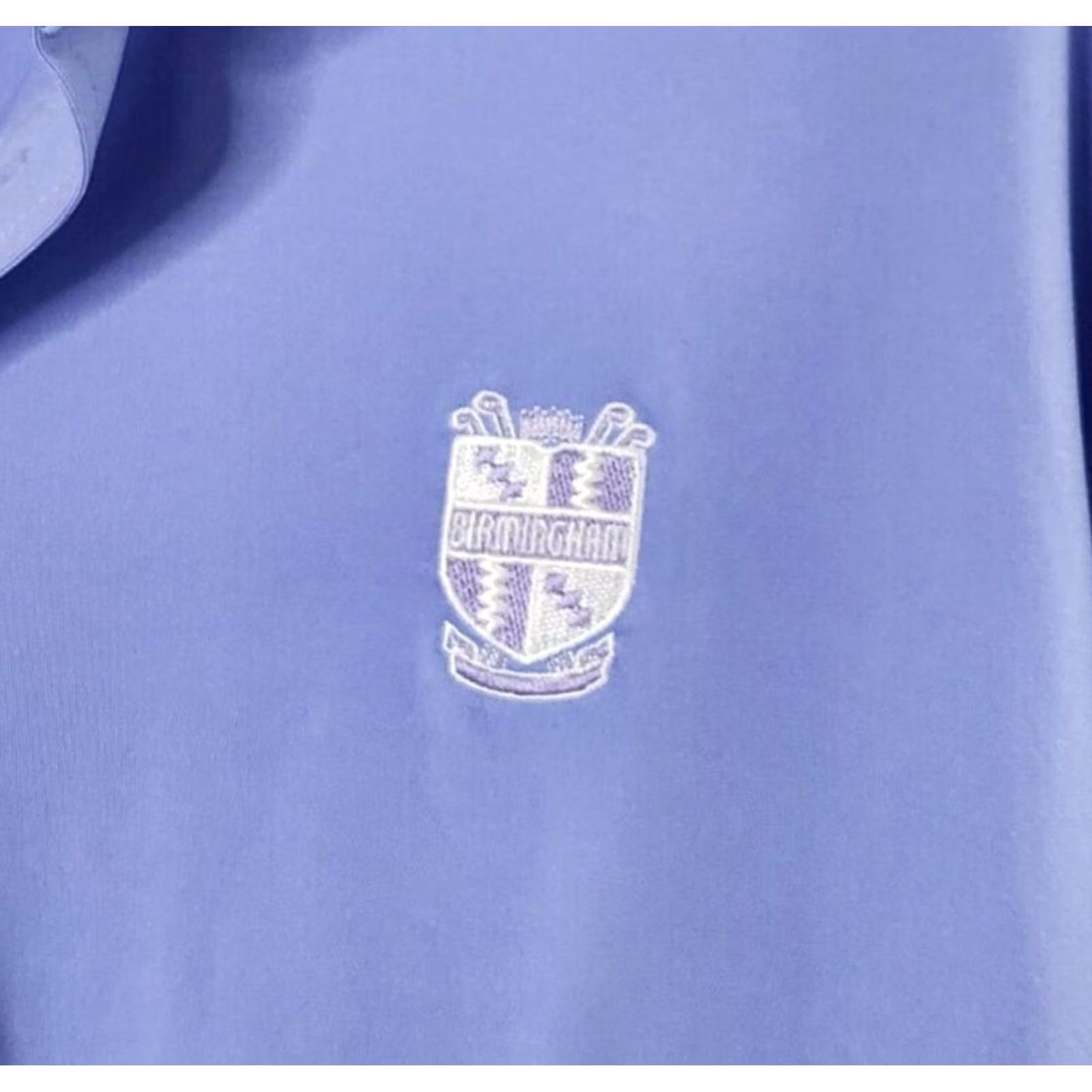 Vintage Greyson Polo Shirt Golf/Polo Men XL Blue Solid Short Sleeve Stretch 90% Polyester 10% Spandex Size US XL / EU 56 / 4 - 3 Thumbnail