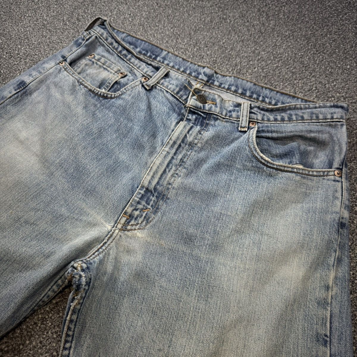 Engineered Garments × Levi's Vintage 1996 Levis 512 Faded Baggy Grunge Denim Jeans y2k Size US 36 / EU 52 - 3 Thumbnail
