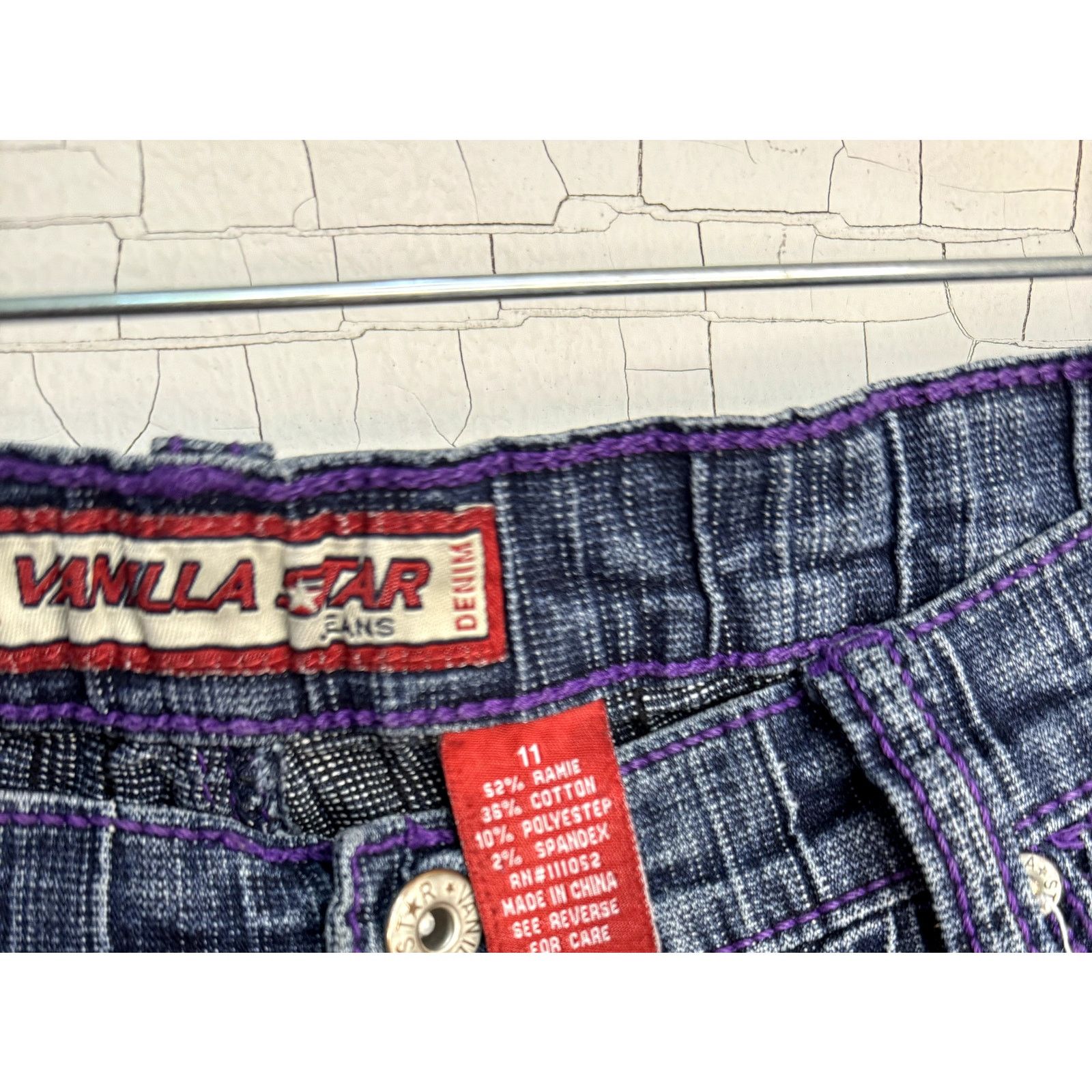 Vintage Y2K Flare Jeans Vintage streetwear Juniors size 11 Size 30" / US 8 / IT 44 - 12 Thumbnail