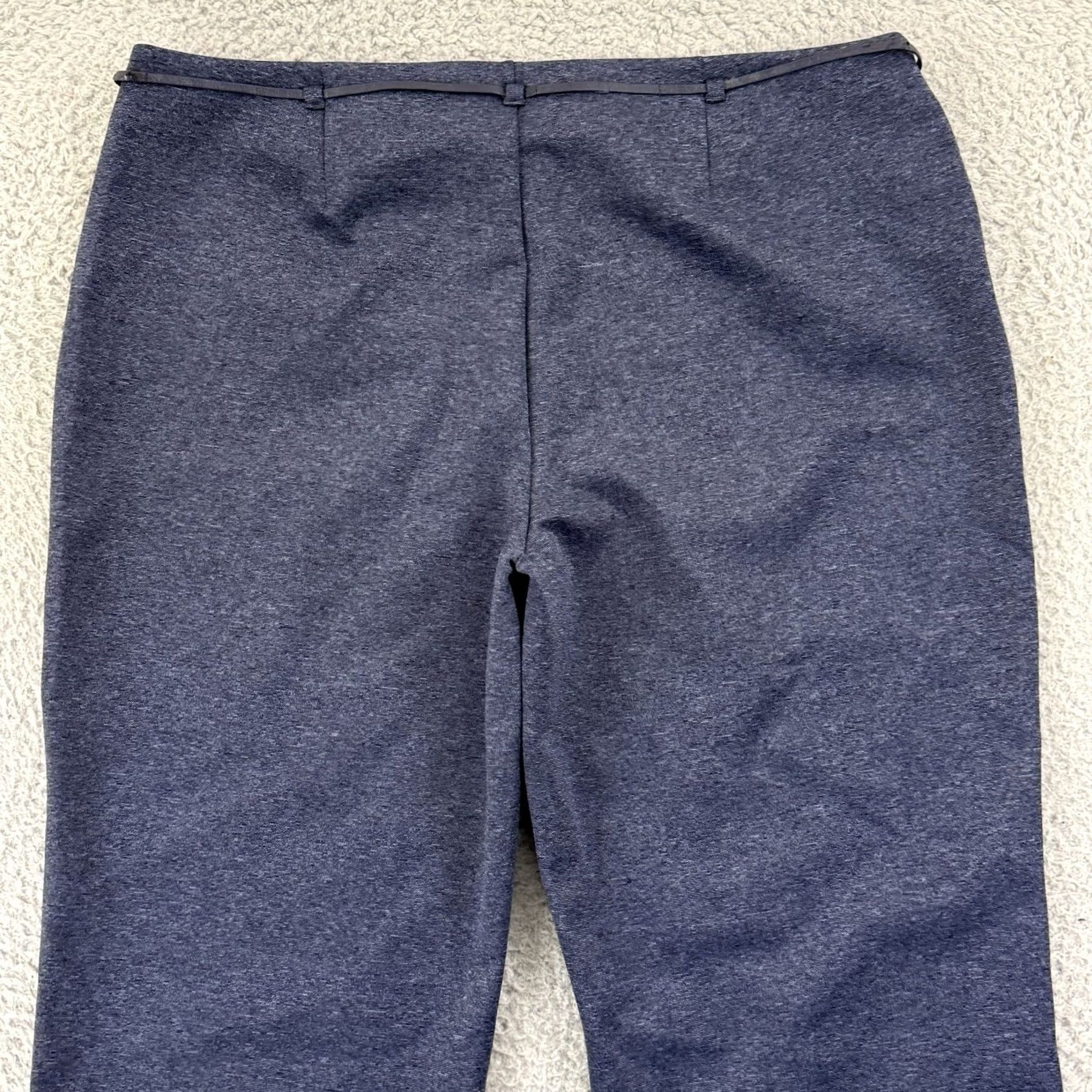 Express VINTAGE Express Pants Womens 11/12 Blue Flare Stretch Drawstring Loose 32x30 Y2K Size 34" / US 12 / IT 48 - 7 Thumbnail