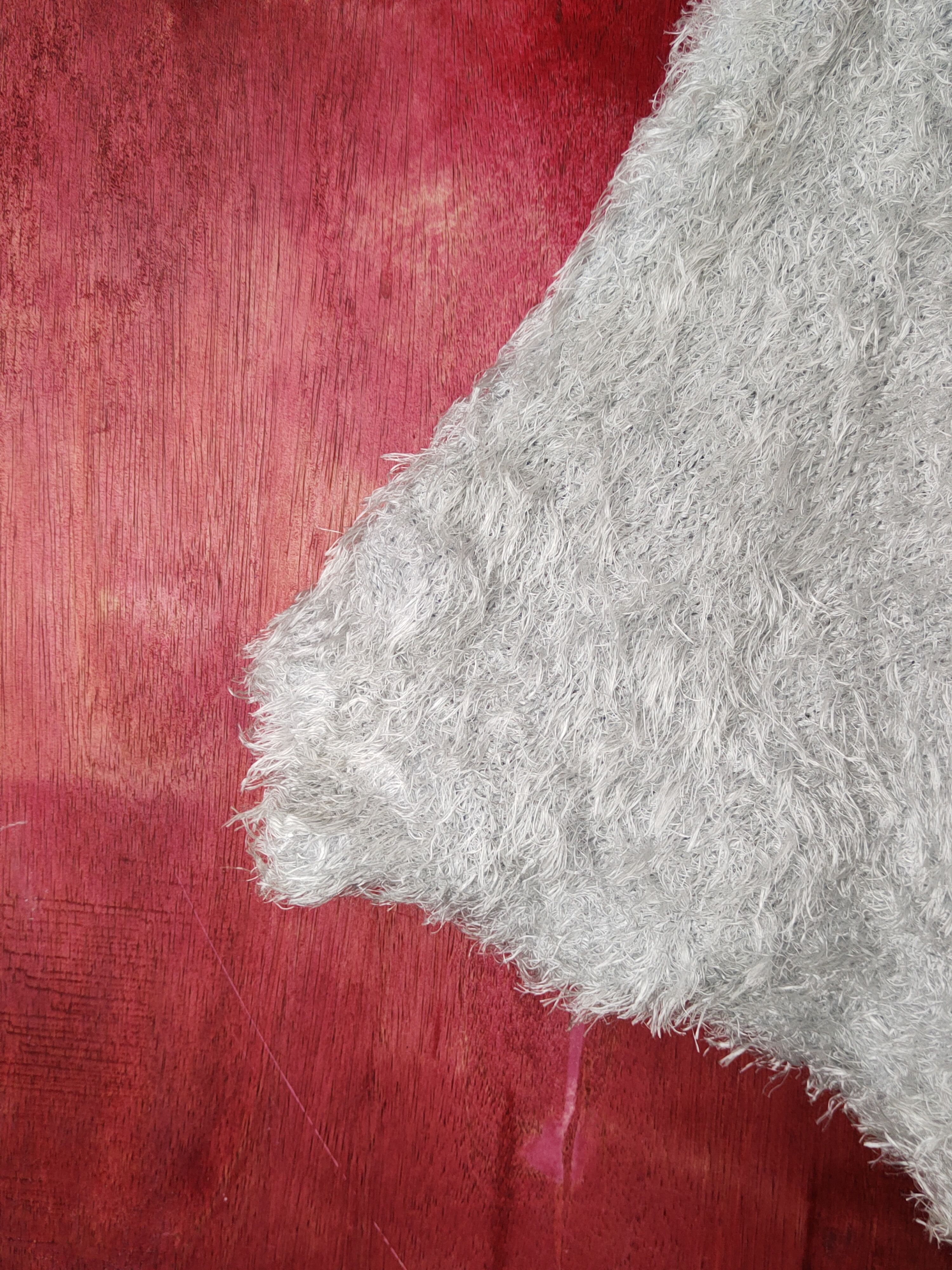 Homespun Knitwear × Japanese Brand × Vintage Shiloh Light Blue Shag Shaggy Fur Mohair Knitwear #S1922 Size US M / EU 48-50 / 2 - 4 Thumbnail