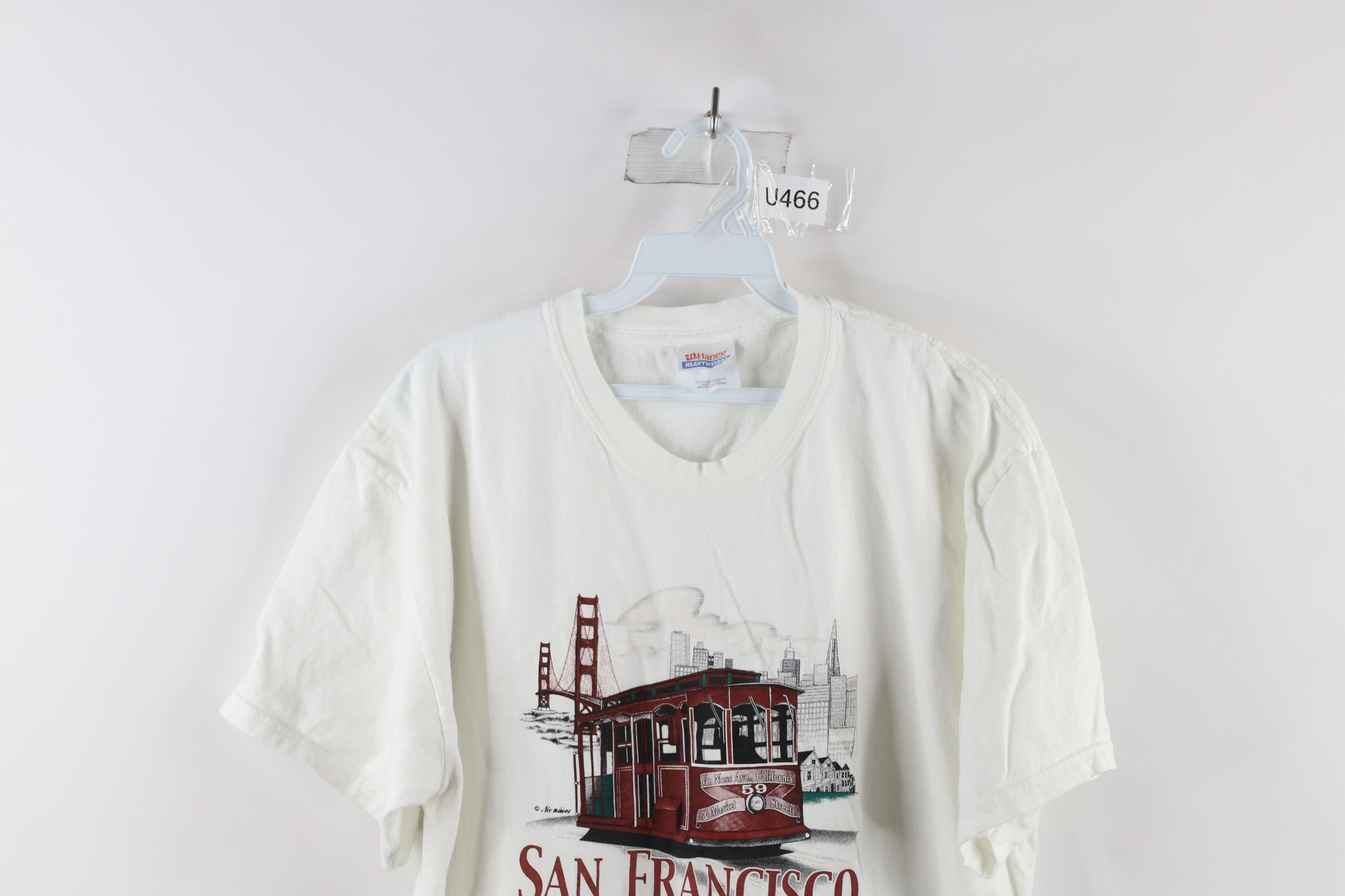Vintage Vintage 90s Streetwear Out San Francisco California T-Shirt Size US L / EU 52-54 / 3 - 2 Thumbnail