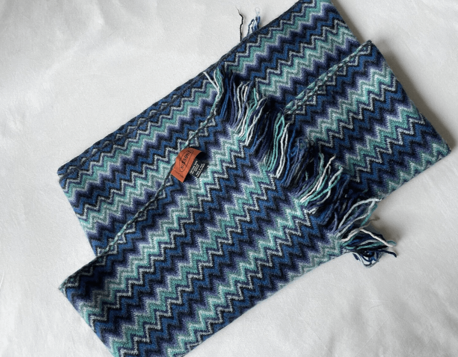Missoni MISSONI LUXURY ZIG ZAG MULTIE COLORED WOOL SCARF ITALY Size ONE SIZE - 2 Thumbnail