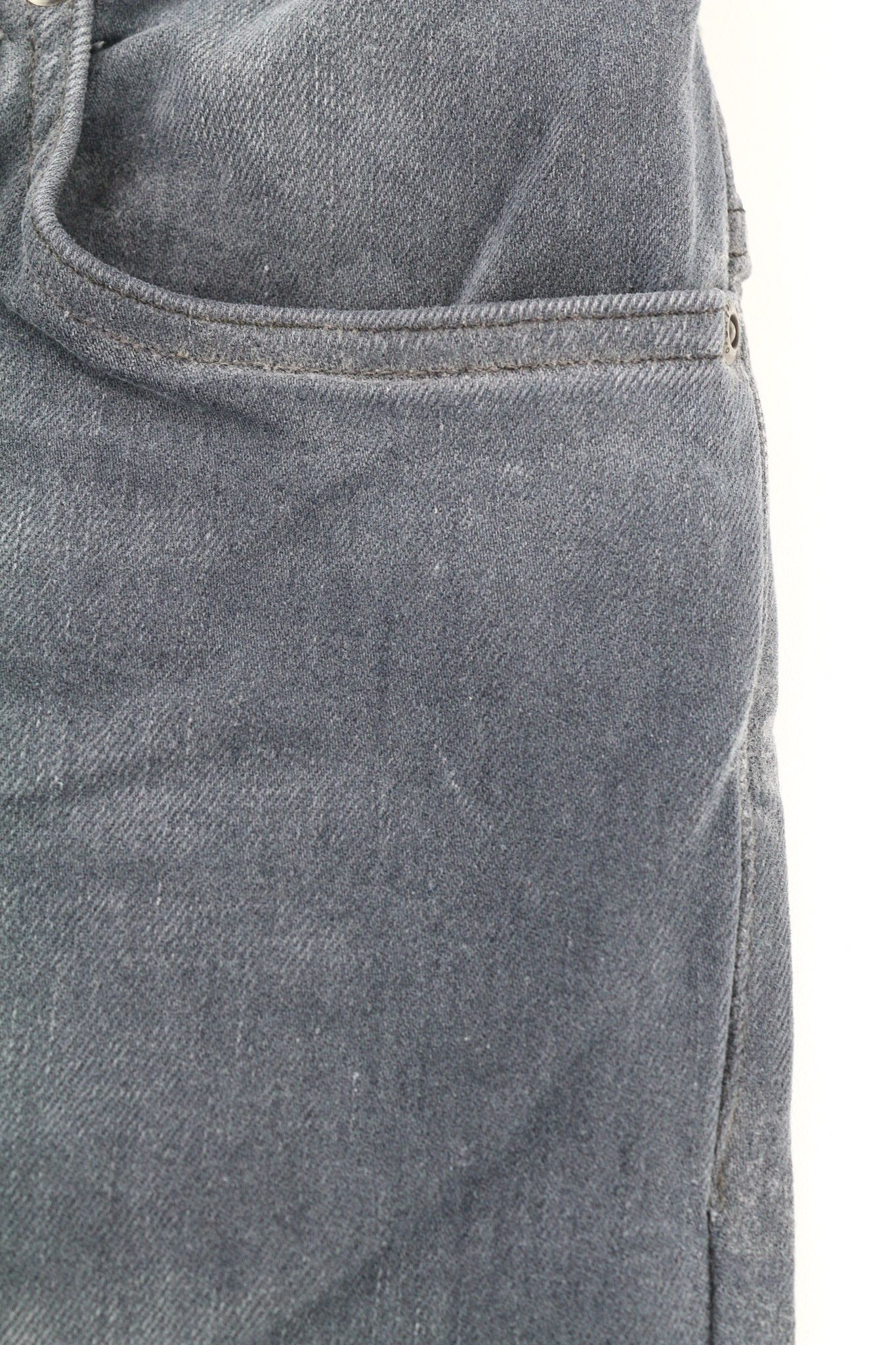 Nudie Jeans THIN FINN W30/L32 Slim Fit Grey Cotton Mid-Rise Jeans 80660 Size US 30 / EU 46 - 10 Thumbnail