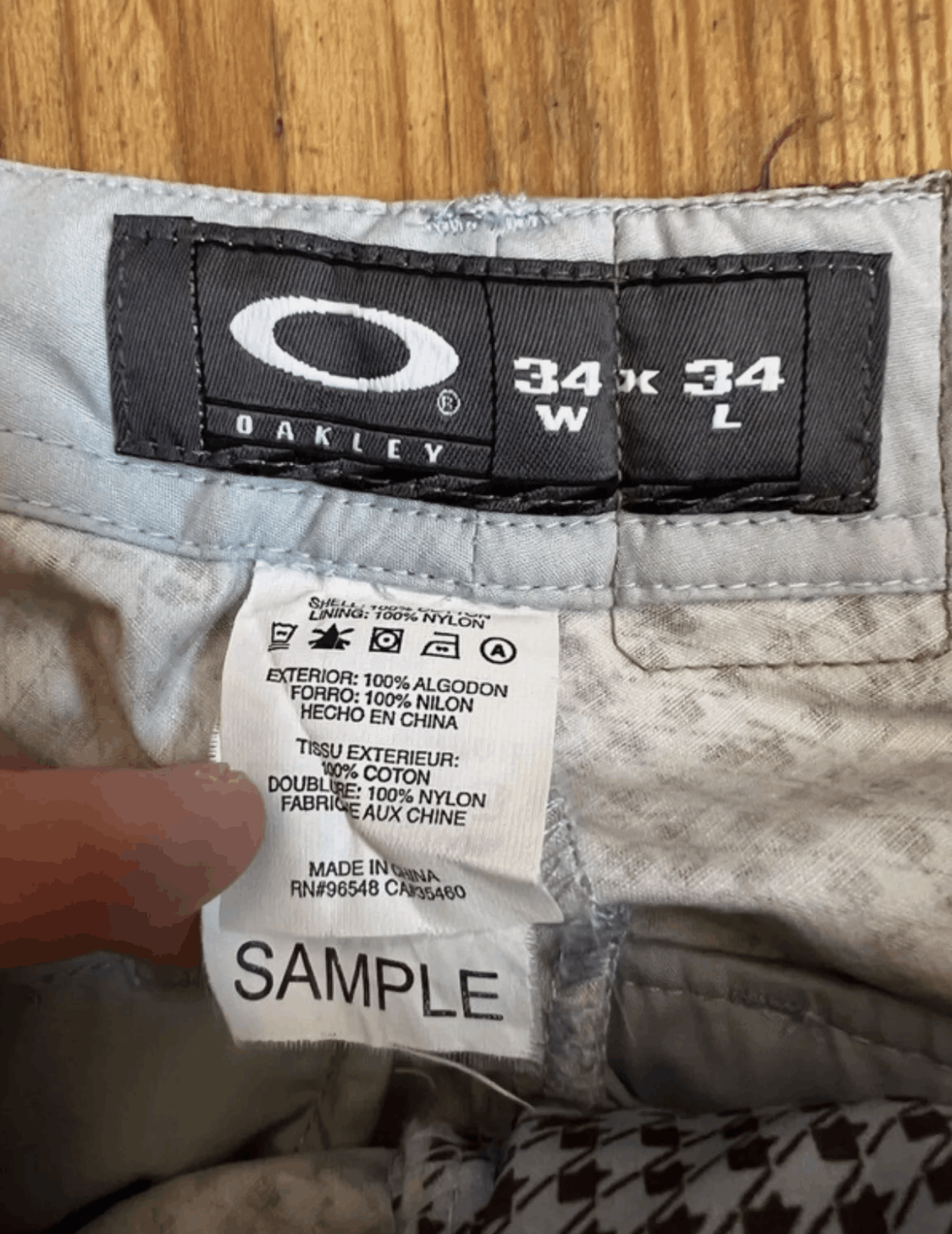 Oakley Oakley Vintage Sample Golf Hose selten rare Size US 34 / EU 50 - 5 Thumbnail