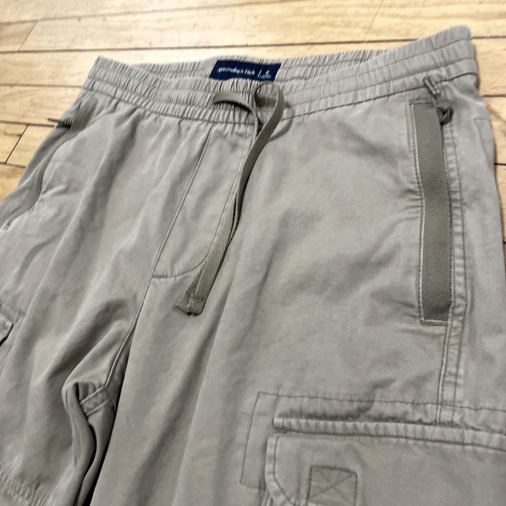 Abercrombie & Fitch Abercrombie & Fitch Cargo Joggers Pants M 32x28 Green Lounge Utility Capsule Size US 31 - 6 Thumbnail